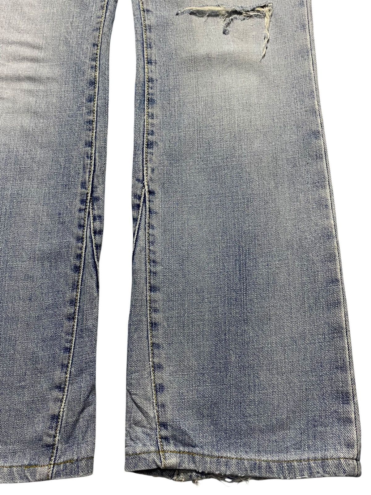 Japanese Brand Vtg Japanese Brand C Seventeen Light Distressed Flare Jeans Size US 30 / EU 46 - 8 Thumbnail