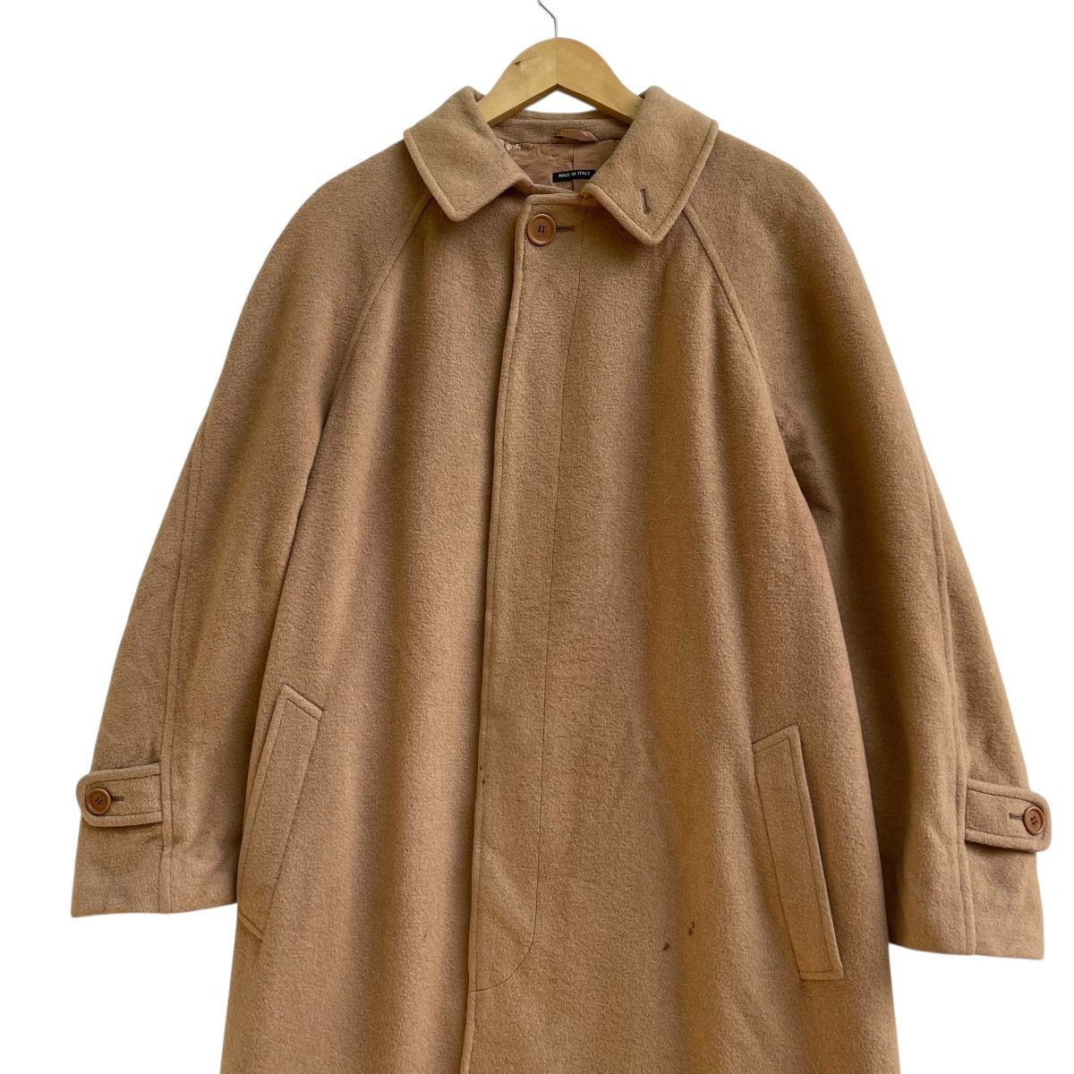 Giorgio Armani 💥Vintage 90s Giorgio Armani Wool Long Coat Jacket Size US M / EU 48-50 / 2 - 3 Thumbnail