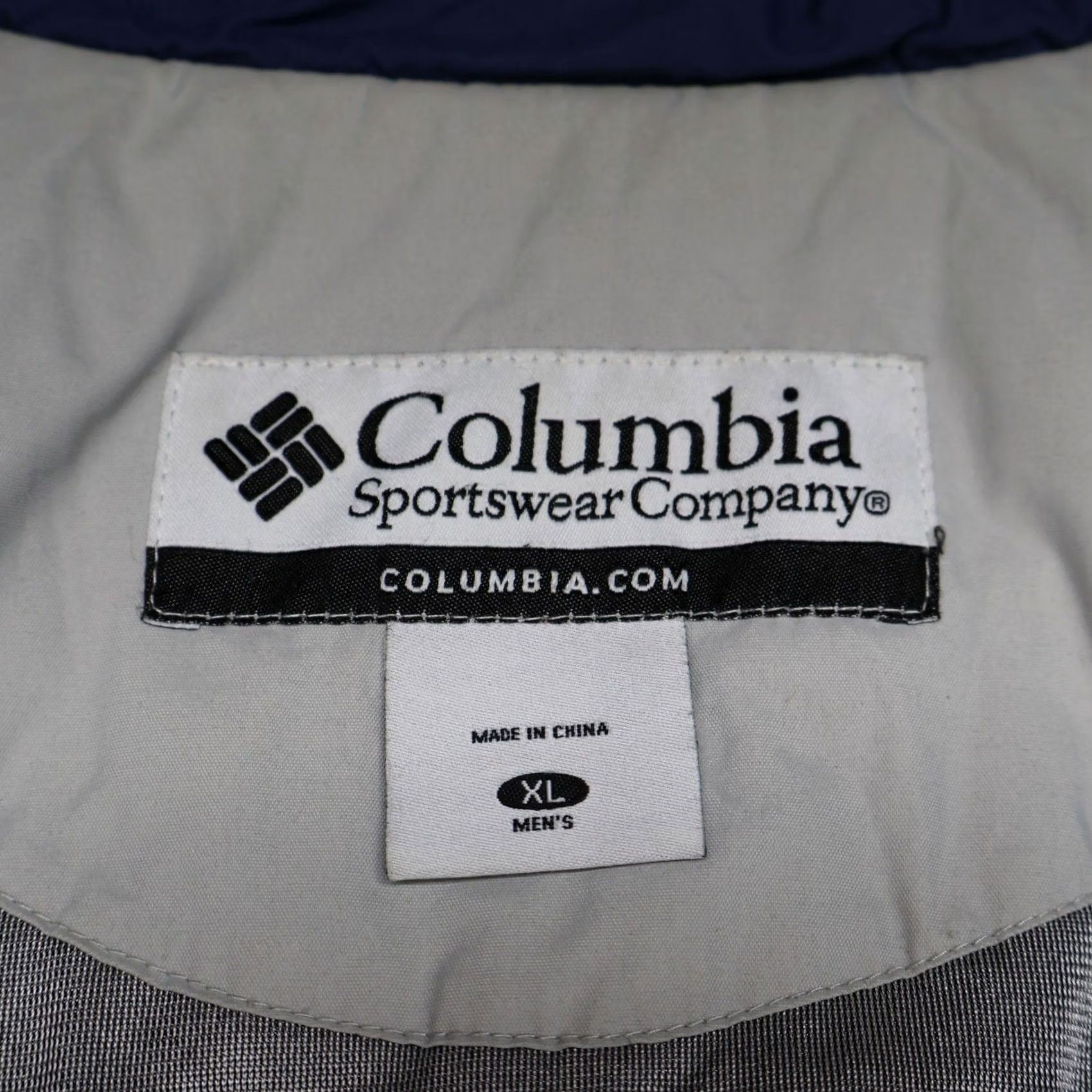 Vintage Columbia Jacket Mens XL Blue Full Zip Wind Rain Winter Fleece Lined Parka Outdoor Casual Travel Sportswear Regular Size Size US XL / EU 56 / 4 - 3 Thumbnail