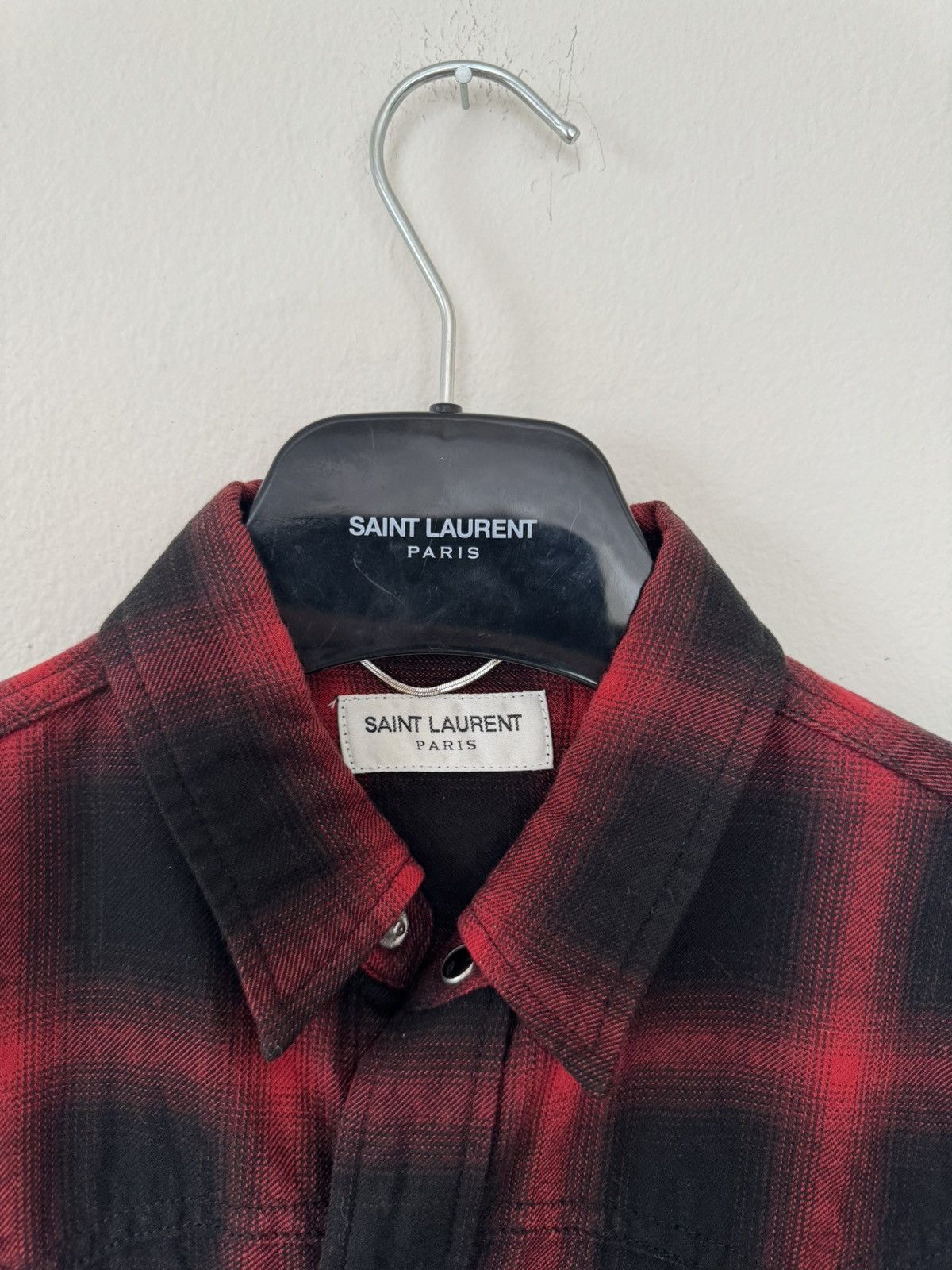 Hedi Slimane × Saint Laurent Paris Saint Laurent Western Shirt Size US S / EU 44-46 / 1 - 9 Thumbnail