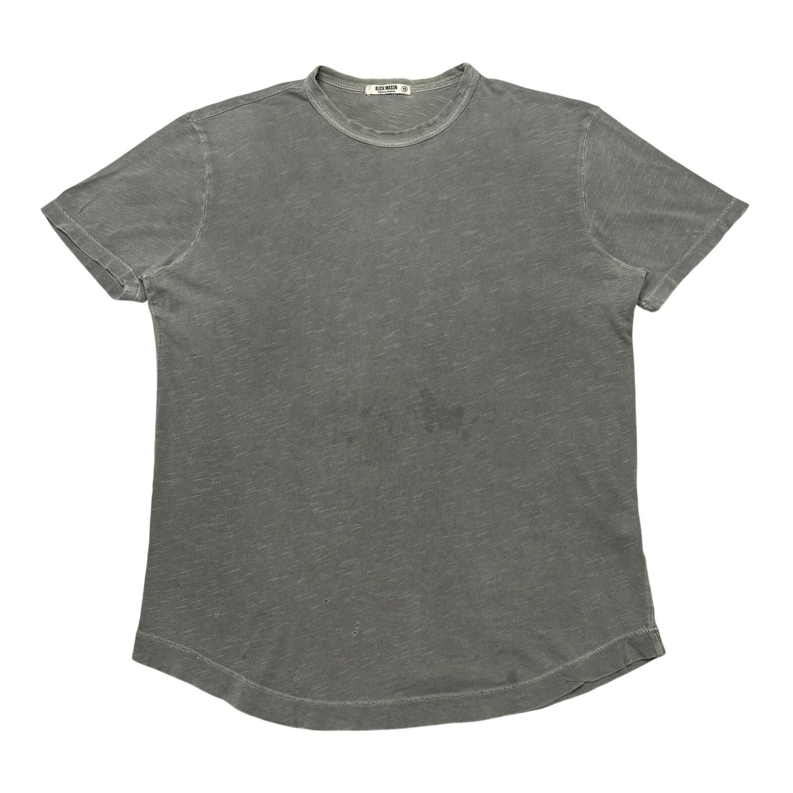 Buck Mason Buck Mason Slub Curved Hem T Shirt Men's XS Americana Size US XS / EU 42 / 0 - 1 Thumbnail