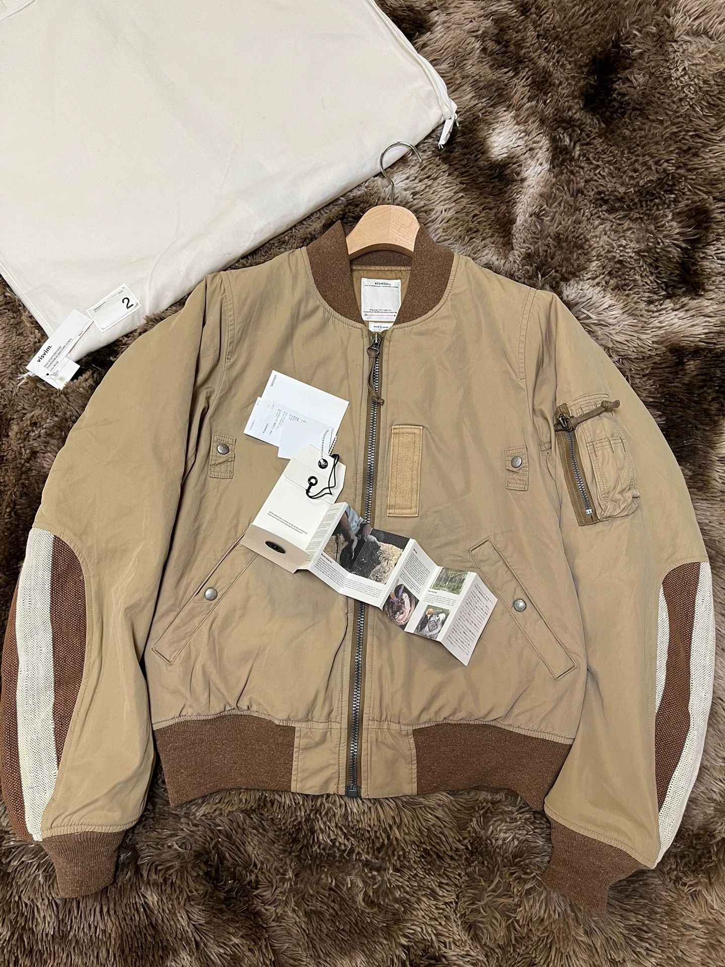 visvim thorson albacore jkt ベージュ MA-1