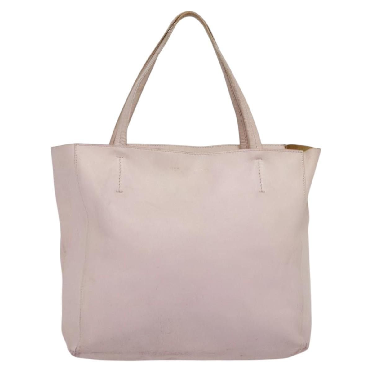 Celine CELINE Horizontalkava Tote Bag Leather Pink Gold Size ONE SIZE - 2 Thumbnail