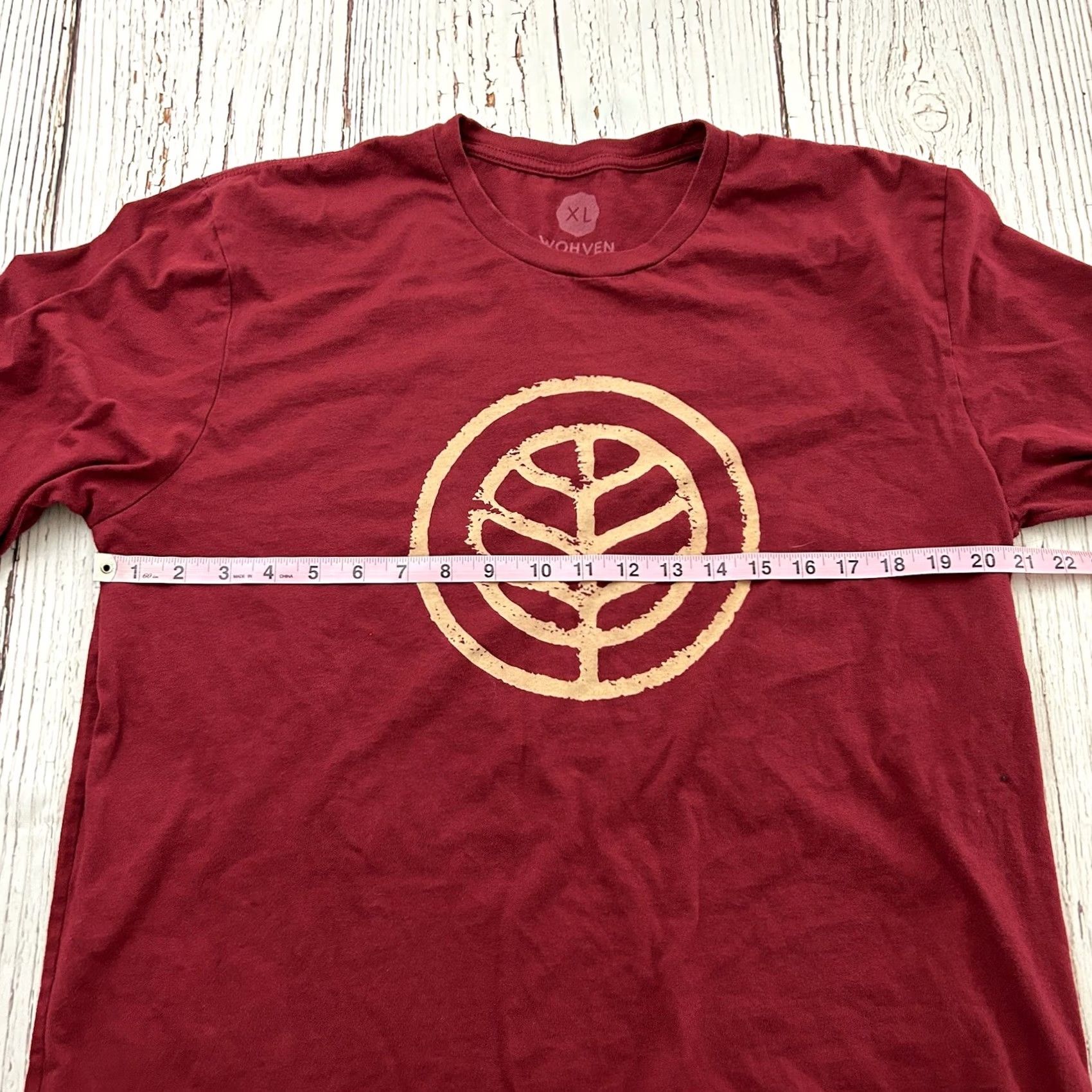 Vintage Wohven Long Sleeve T Shirt Mens XL Red Maroon Size US XL / EU 56 / 4 - 4 Thumbnail