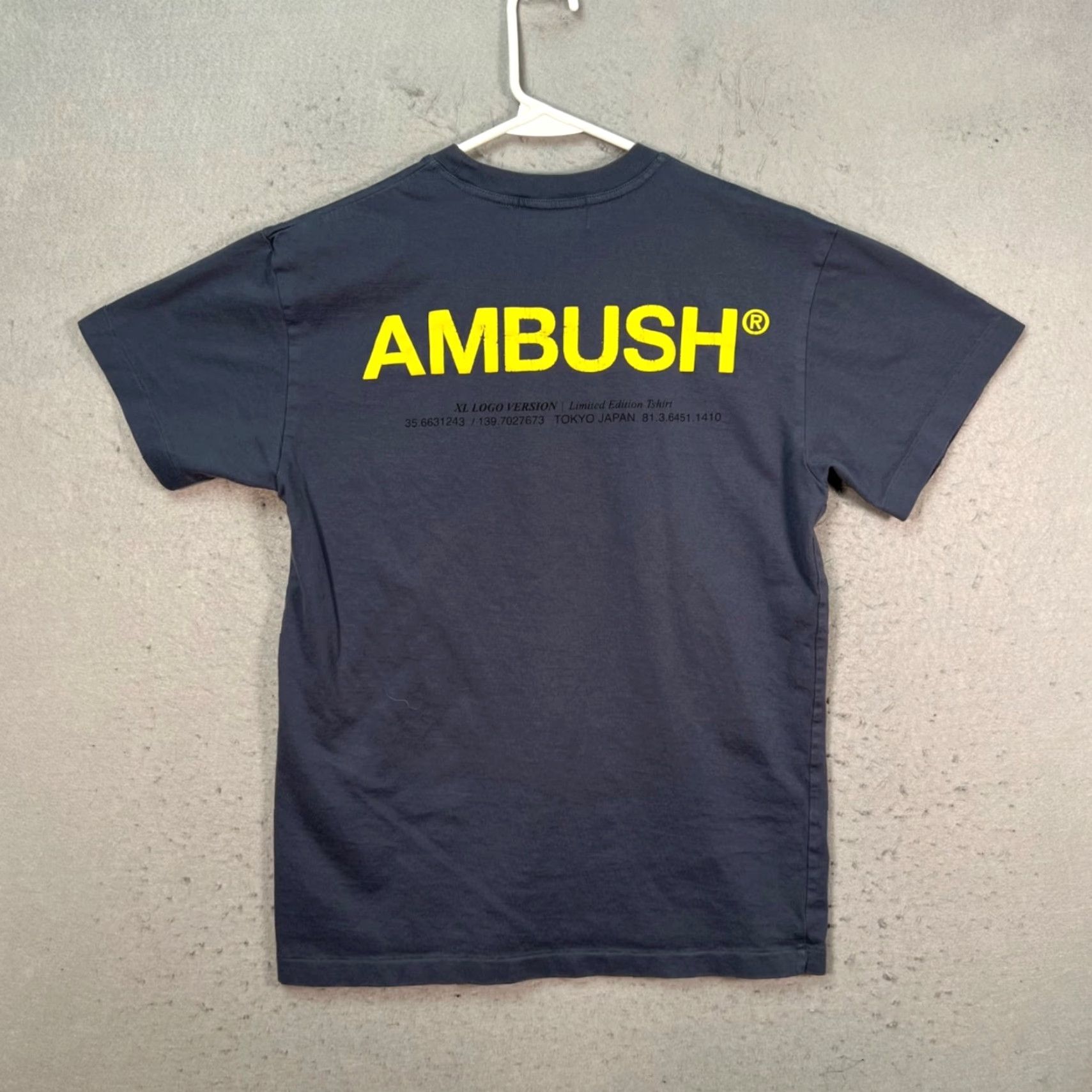 Vintage Ambush T-Shirt Mens Size 1 Navy Blue Cotton Crewneck Short Sleeve Logo Vintage No Size US XS / EU 42 / 0 - 2 Thumbnail