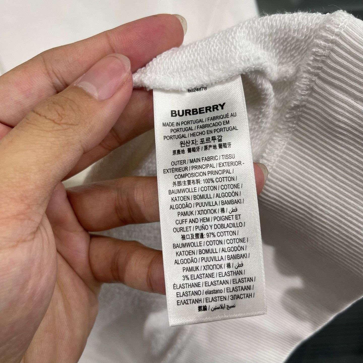 Burberry Burberry TB Monogram Embroidered Zip-Up Hoodie White Size US XL / EU 56 / 4 - 5 Thumbnail