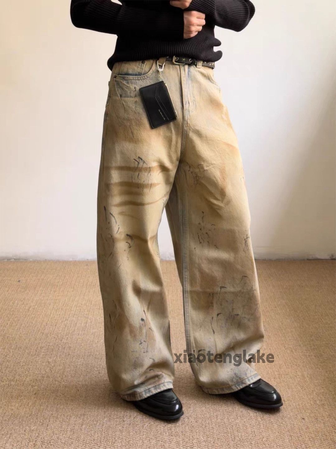 Jean ltx vintage washed faded punk grunge stain paint jeans Size US 26 / EU 42 - 6 Thumbnail