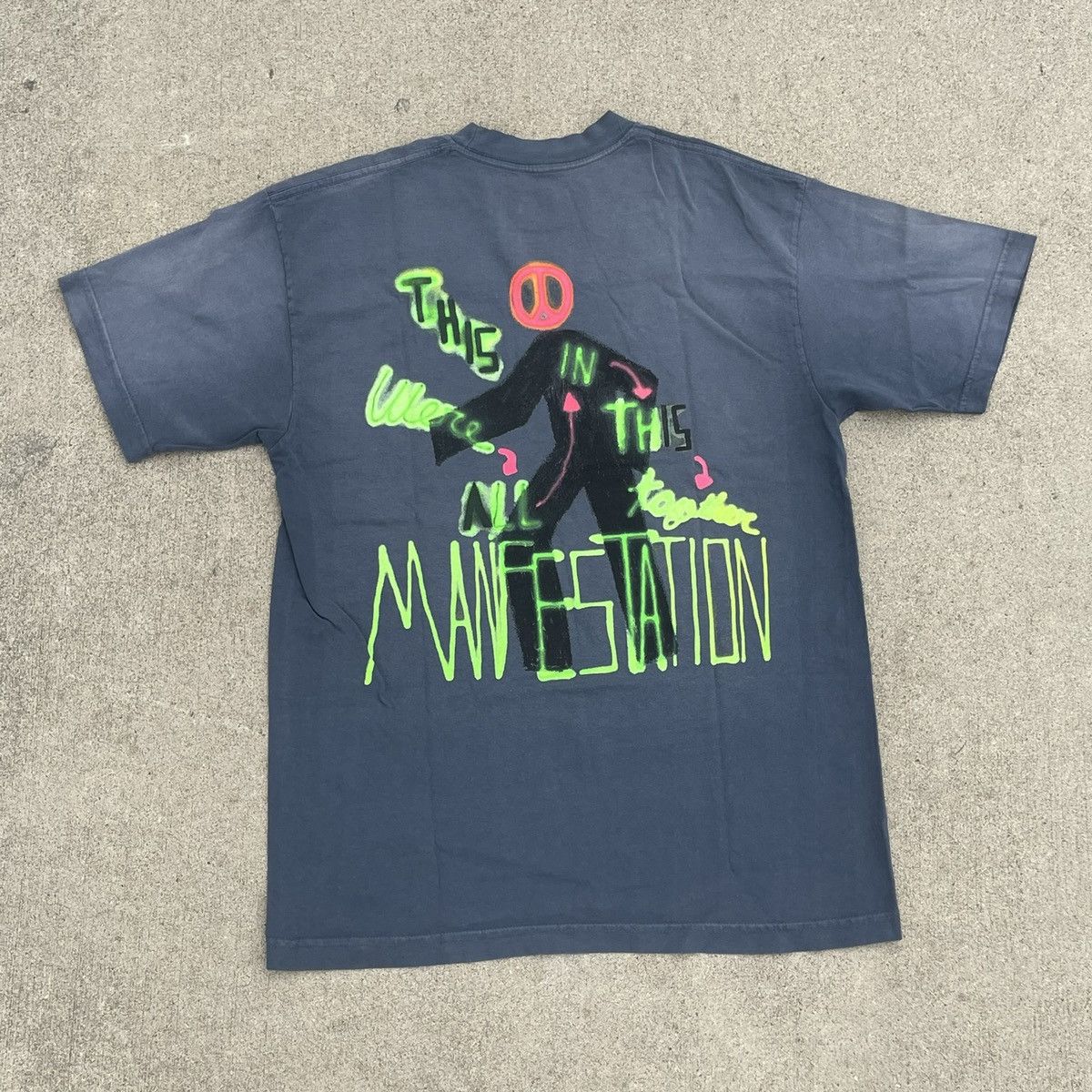 Travis Scott New Rare Travis Scott 2019 Festival Manifestation Tshirt szM Size US M / EU 48-50 / 2 - 1 Thumbnail