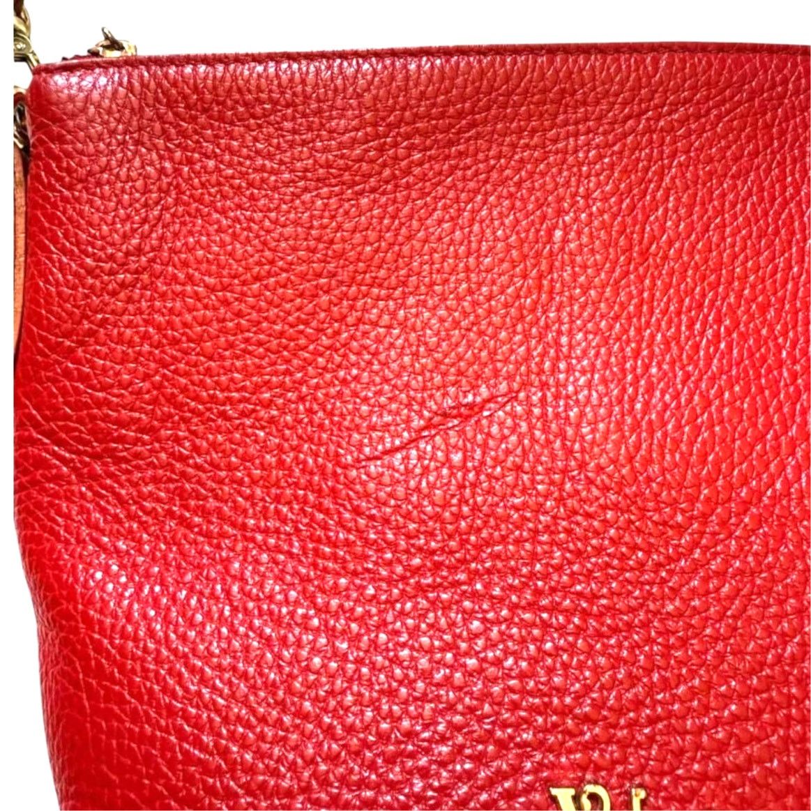 NBDN Nobrandedon Valentina Red Crossbody Leather Bag Purse Size ONE SIZE - 10 Thumbnail