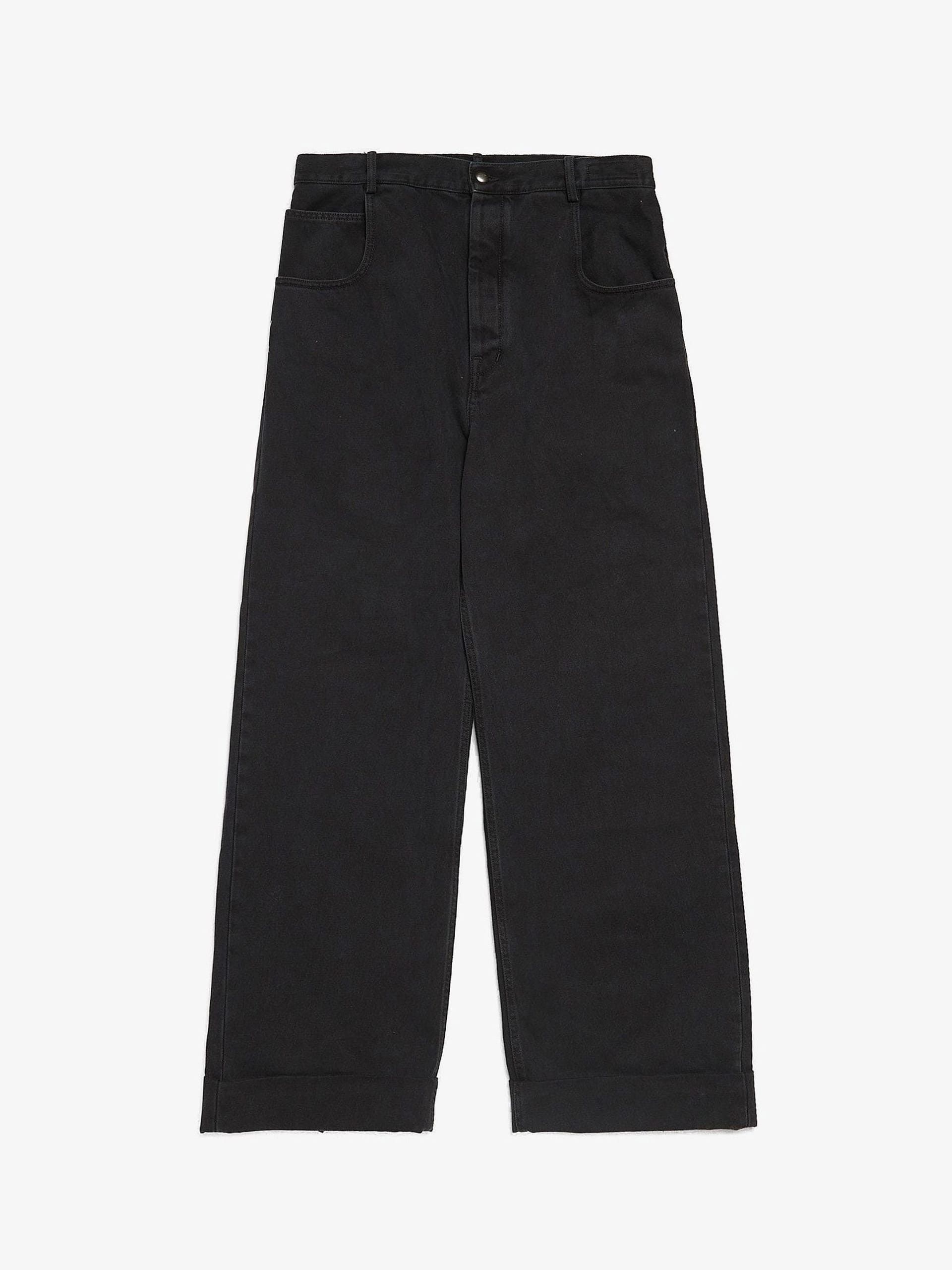 Ann Demeulemeester Black Michael 5-Pockets High Comfort Trousers Size US 32 / EU 48 - 1 Thumbnail