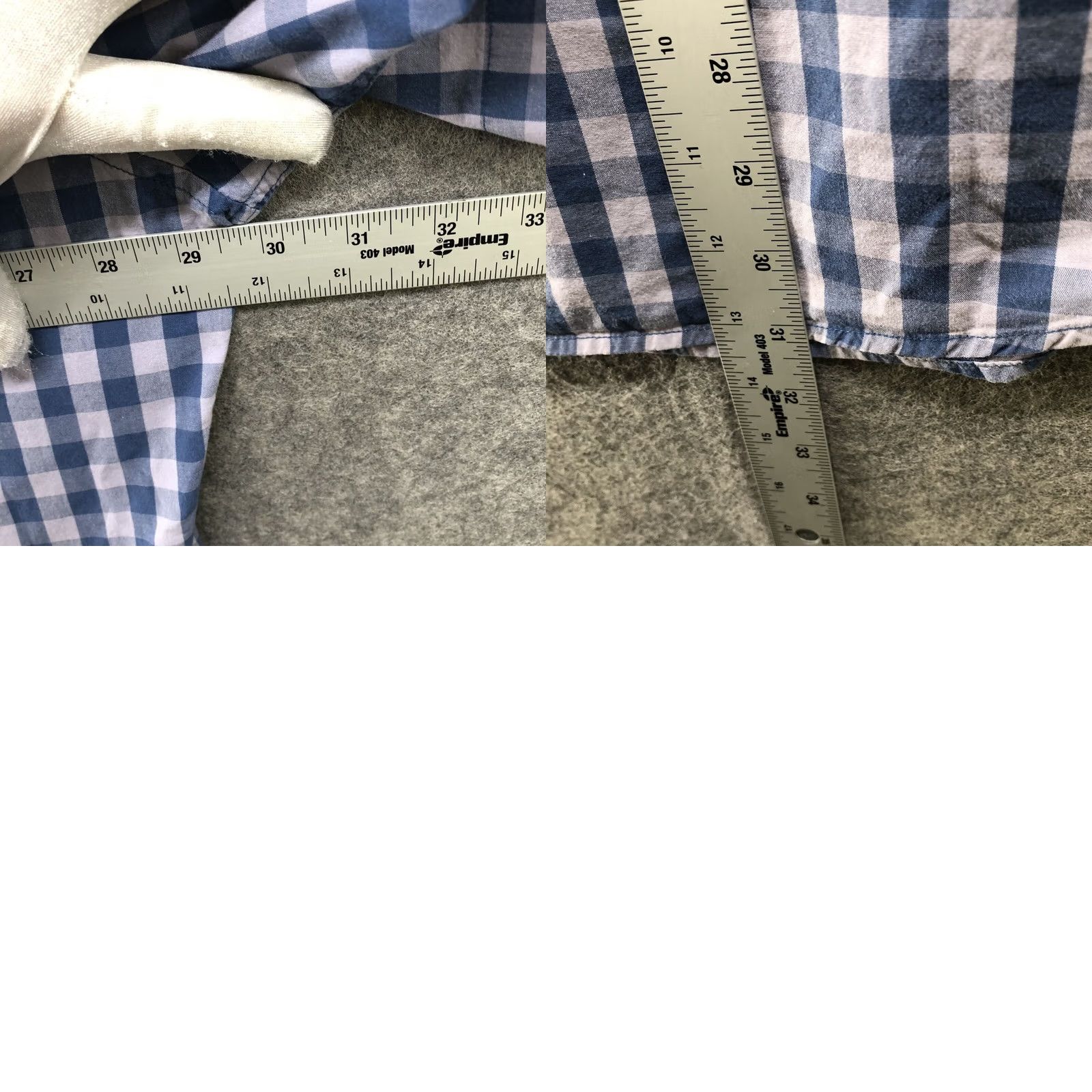 Vintage Dubinik Shirt Mens 3XL Short Sleeve Blue Check Button Down Size US XXL / EU 58 / 5 - 8 Thumbnail