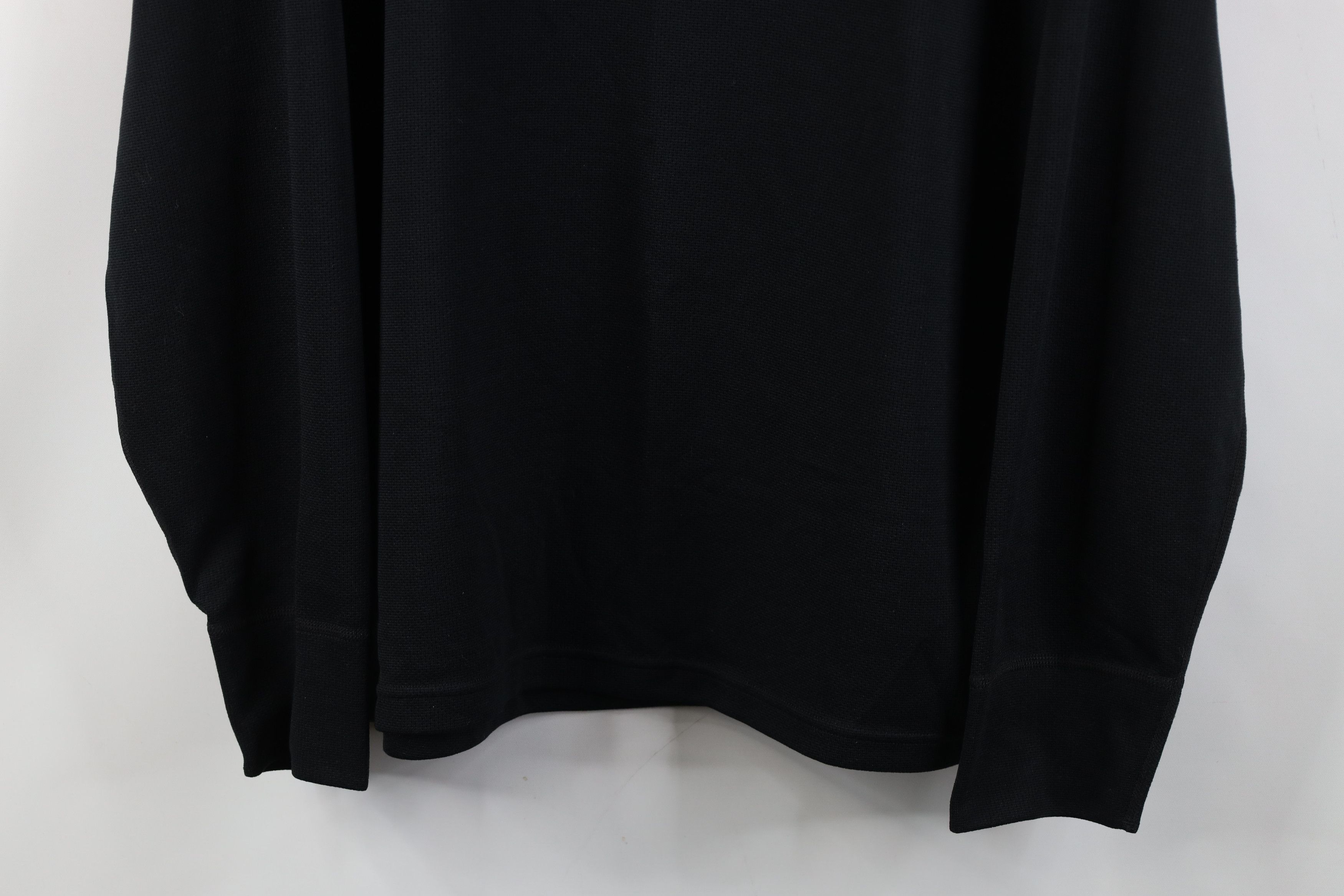 Carhartt Vintage Y2K Carhartt Thermal Knit Long Sleeve T-Shirt Black Size US XXL / EU 58 / 5 - 3 Thumbnail