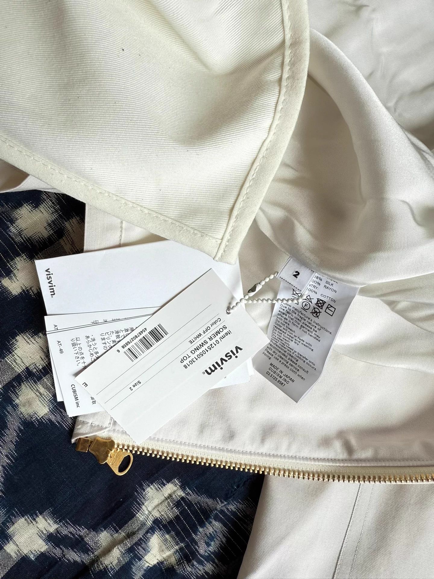 Visvim VISVIM 25SS SOMER SWING TOP Jacket White Size 2 Size US M / EU 48-50 / 2 - 9 Thumbnail
