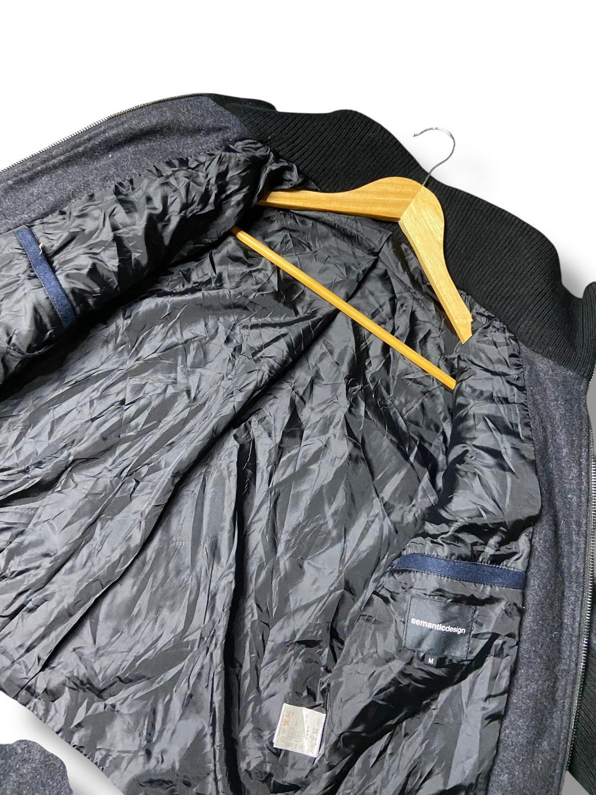 semanticdesign Semantic Design Dual Zipper Washed Grey Jacket (156) Size US M / EU 48-50 / 2 - 2 Thumbnail