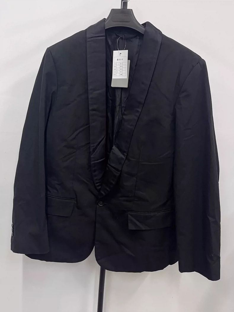 Balenciaga Balenciaga Rental Tuxedo Long Sleeve Jacket- DMC Size US M / EU 48-50 / 2 - 1 Thumbnail
