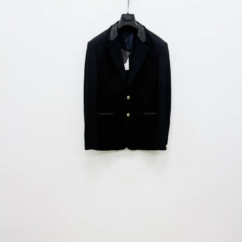 Versace Versace Black Long Sleeve Jacket for Men 0089 Size US XL / EU 56 / 4 - 1 Thumbnail