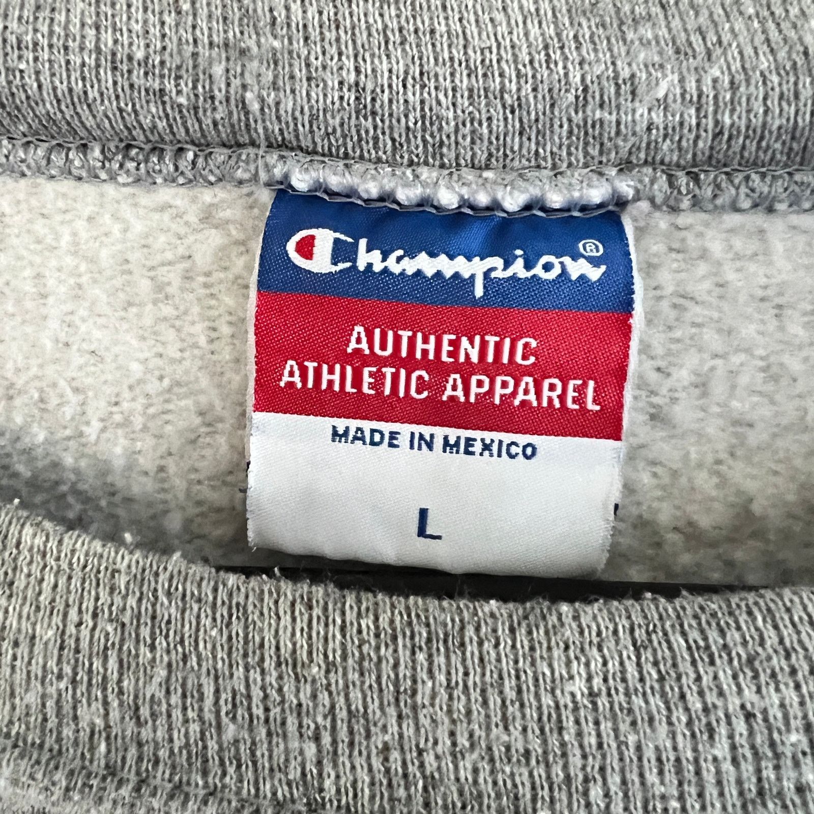 Champion Champion Carnegie Mellon Cut Sleeve Gray Sweatshirt L 24x27 Size US L / EU 52-54 / 3 - 3 Thumbnail