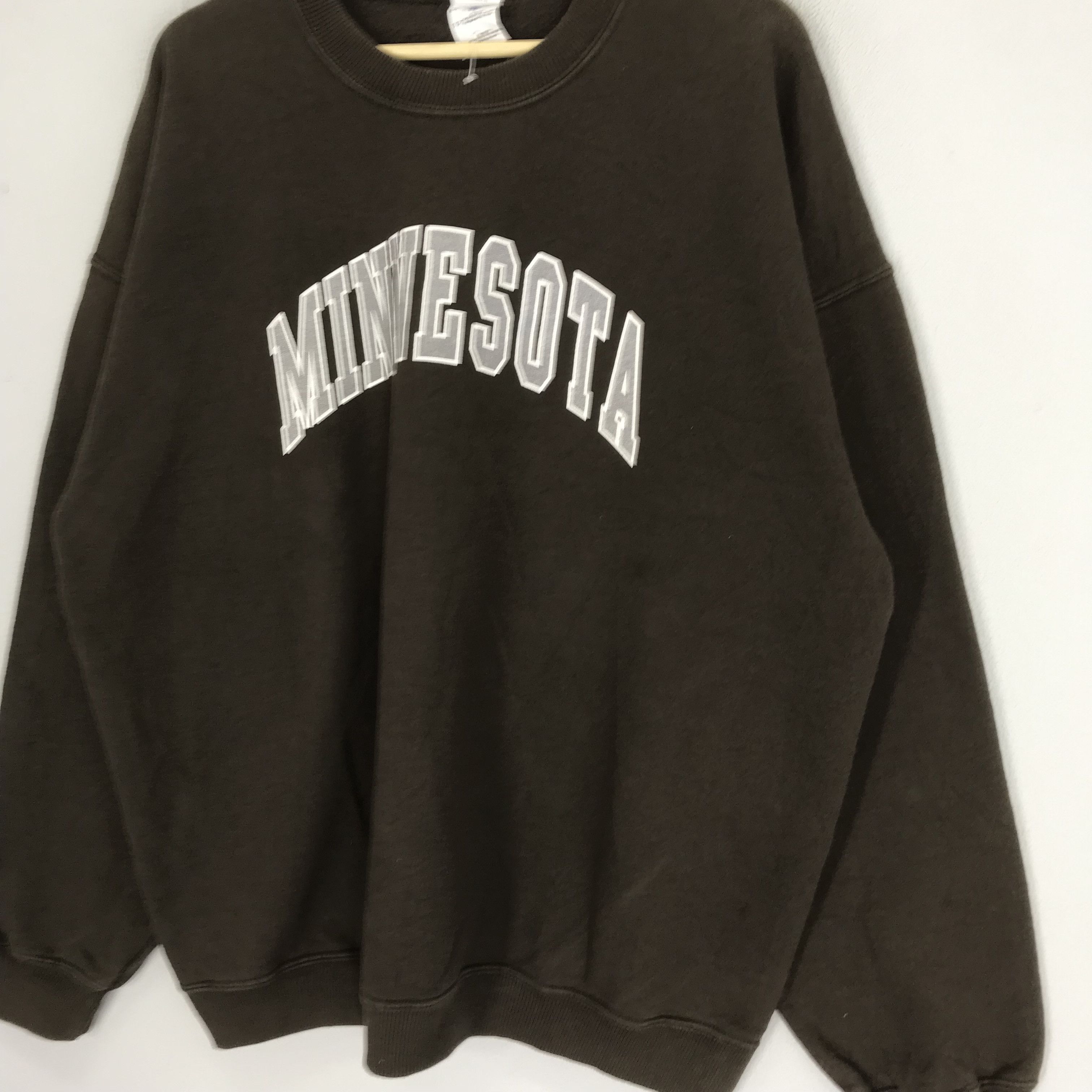 Vintage Vintage Y2K Minnesota State Brown Sweatshirt - 366 - 366 Size US XL / EU 56 / 4 - 3 Thumbnail