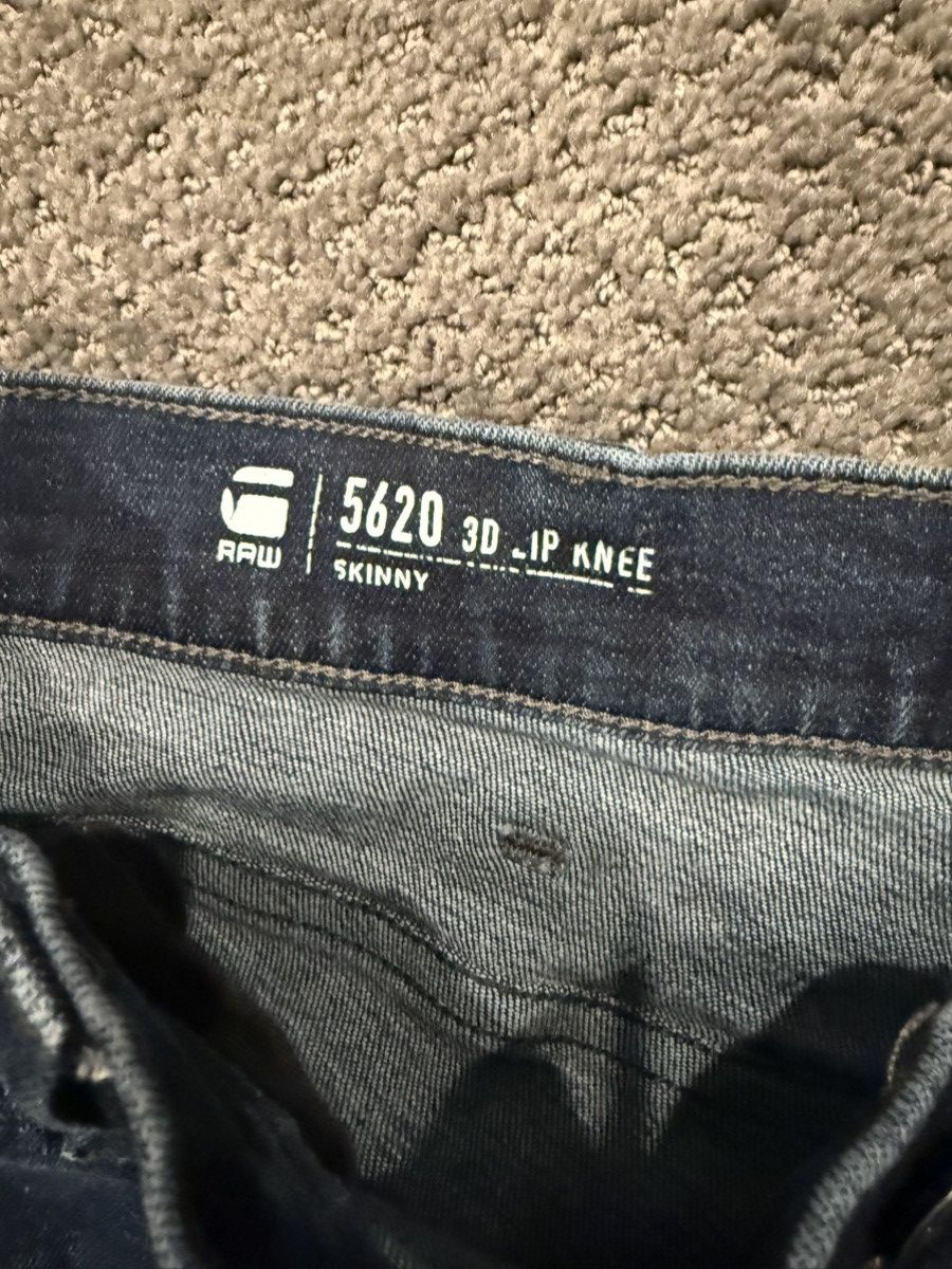 G-Star G-Star 5620 3D Skinny Jeans Dark Blue Size US 34 / EU 50 - 3 Thumbnail