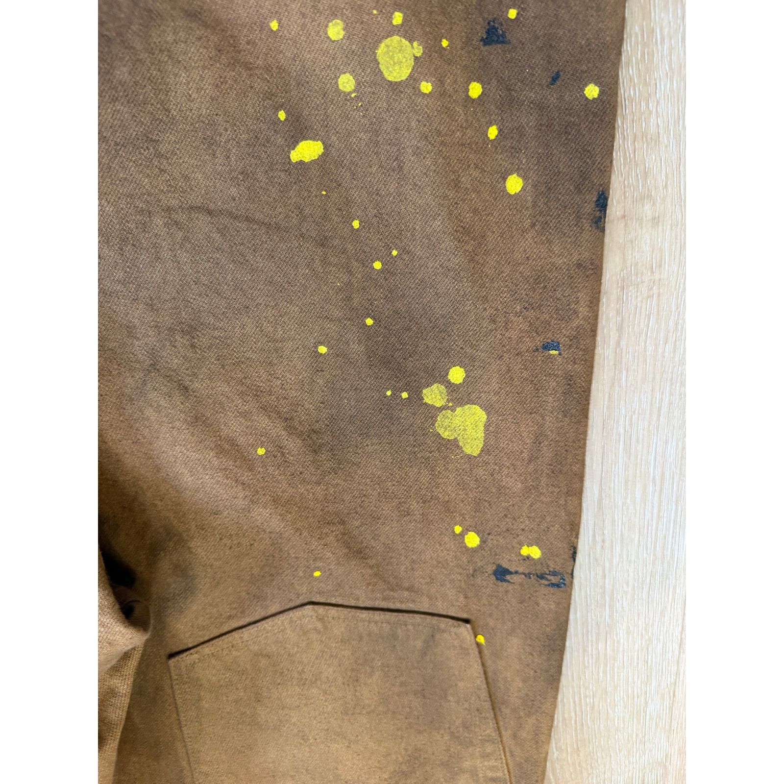HIDDEN Hidden NY Paint Splatter Jeans Brown Green Logo Size US 34 / EU 50 - 10 Thumbnail