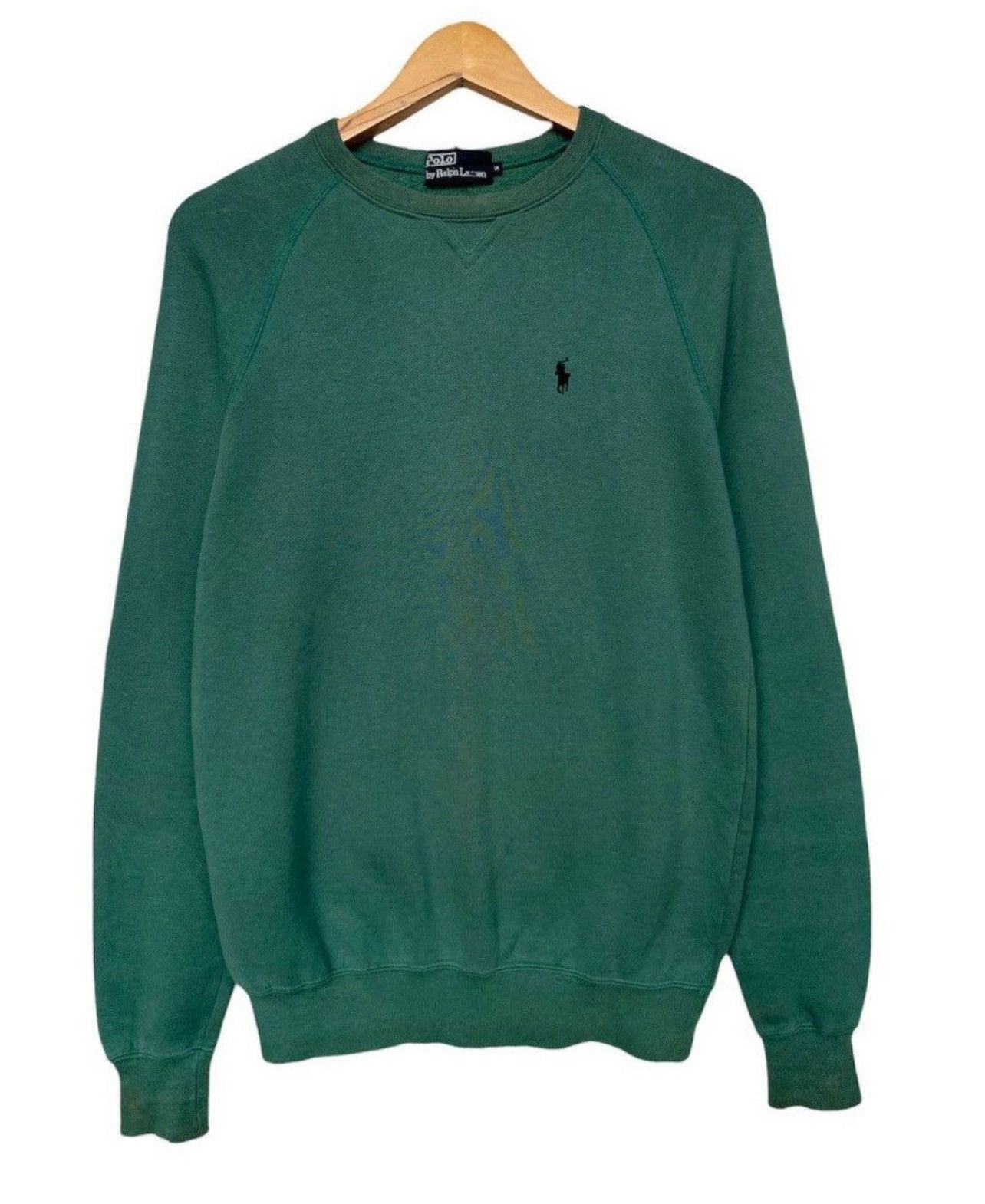 Polo Ralph Lauren × Vintage Vintage Polo Ralph Lauren Mini Logo Green Sweatshirt Size US S / EU 44-46 / 1 - 1 Thumbnail