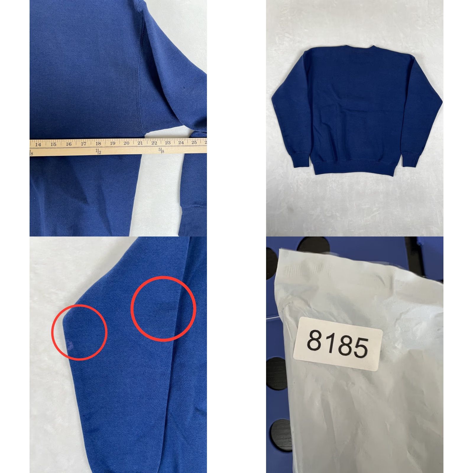 Lee VINTAGE Lee Sturdy Sweats Heavy Weight Blue BlackCrewneck Sweatshirt Size L Men's 90s USA Pullover Size US L / EU 52-54 / 3 - 8 Thumbnail