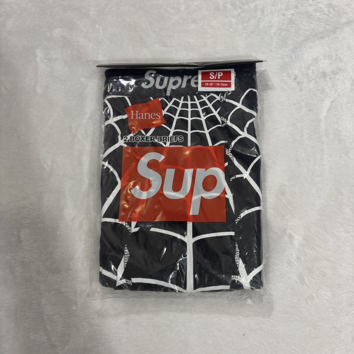 Hanes × Supreme Supreme Hanes Spider-Man Boxer Briefs Size Small Black NEW Size 30 - 1 Thumbnail