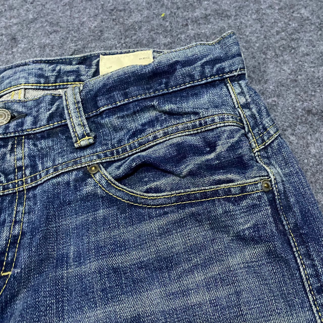 If Six Was Nine 💥Best Offet💥Vintage Quadro Medio Flare Denim Size US 33 - 8 Thumbnail