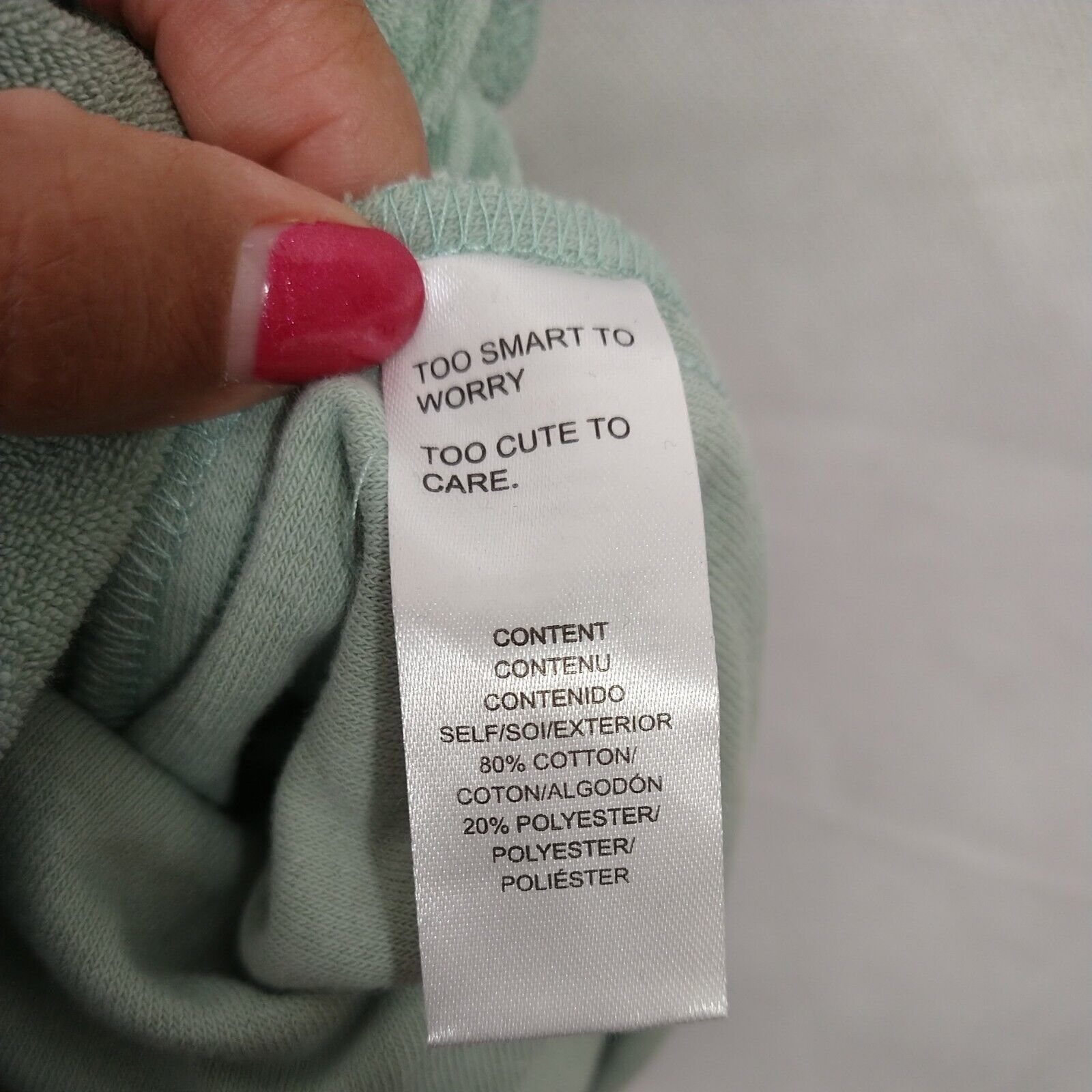 Other WAYF 98 Terry Pants Women Size L Sage Green Pull-on Size 30" / US 8 / IT 44 - 6 Thumbnail