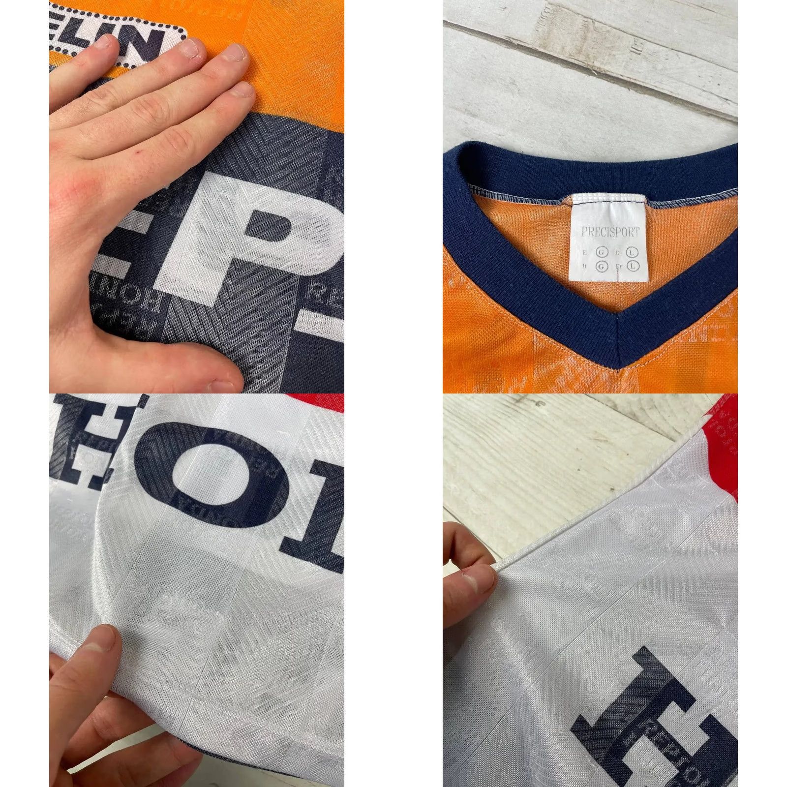 Honda VINTAGE Honda T-Shirt Orange L Men 90s Repsol Alex Criville MotoGP Bike Size US L / EU 52-54 / 3 - 8 Thumbnail