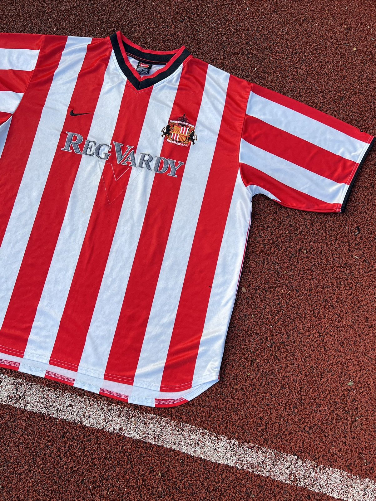 Nike 🔴⚪️Nike Team Vintage Sunderland 2000/2001 Home Jersey Size US XXL / EU 58 / 5 - 3 Thumbnail