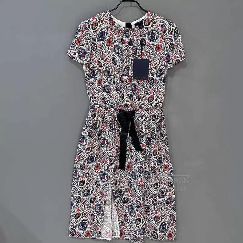 Louis Vuitton Louis Vuitton Floral Silk Dress Size XXS / US 00 / IT 34 - 1 Thumbnail
