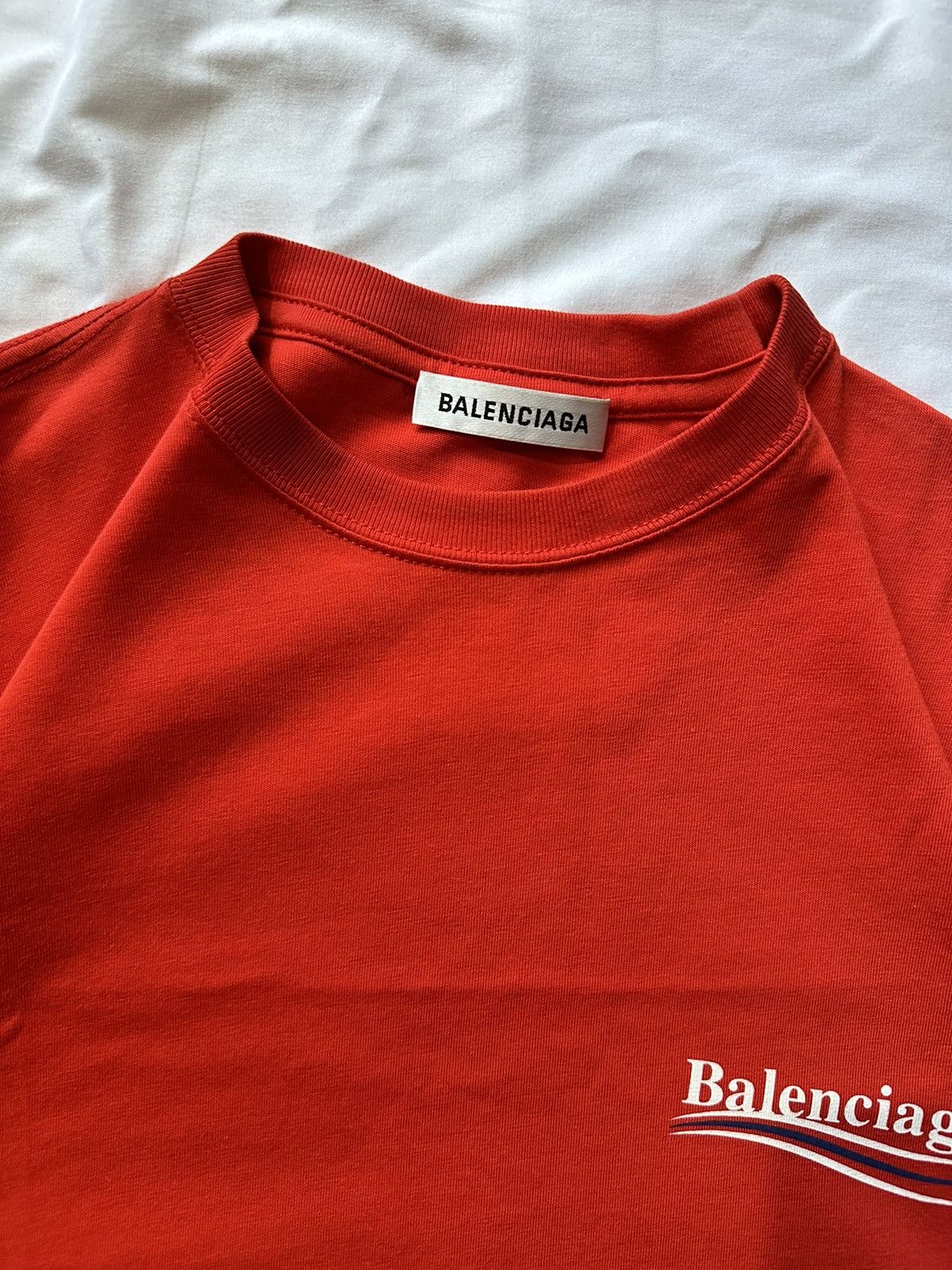 Balenciaga Red 2017 Balenciaga Campaign Tee - XS Size US XL / EU 56 / 4 - 3 Thumbnail