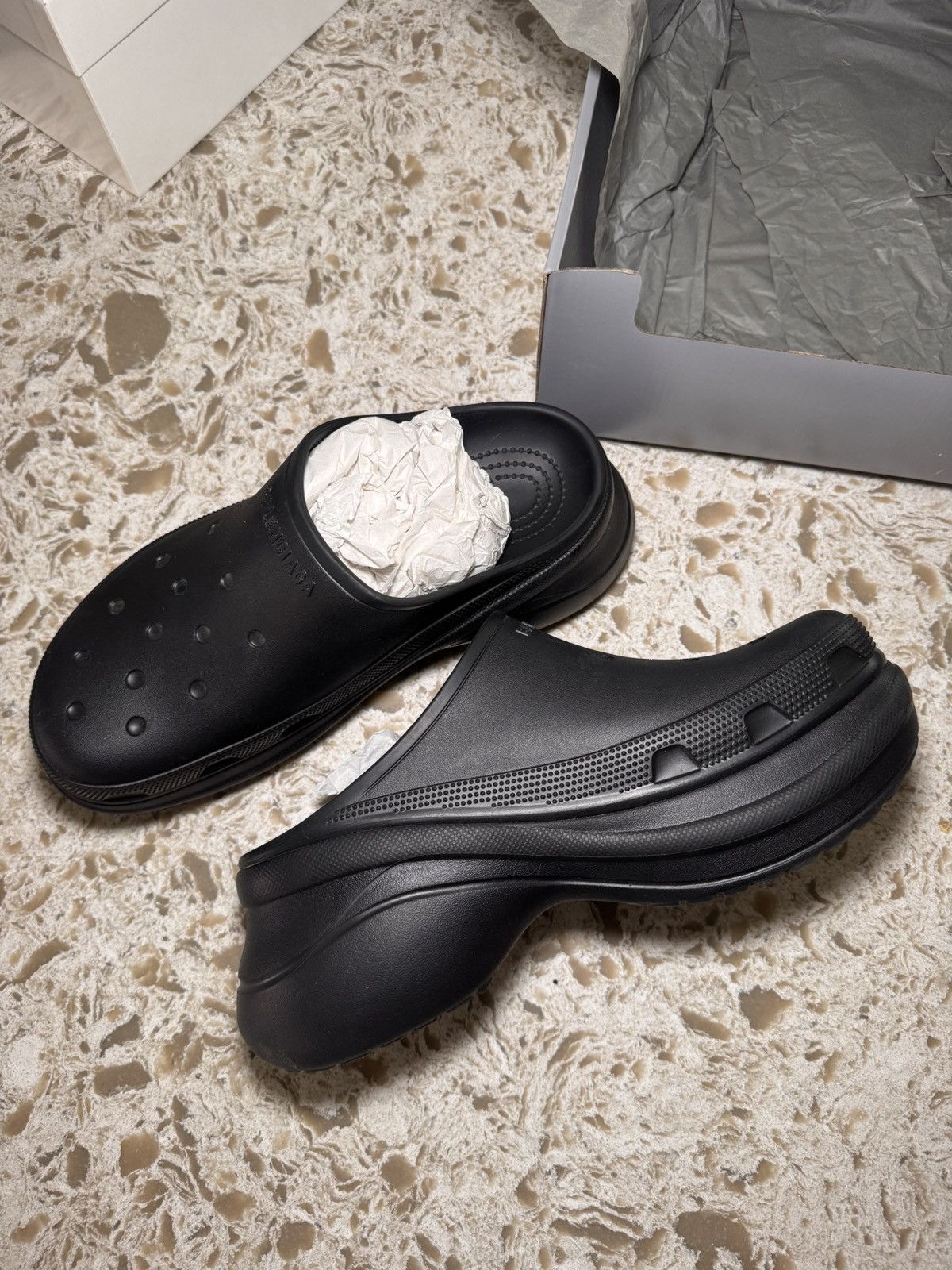 Balenciaga × Crocs Balenciaga x Crocs mule | Grailed