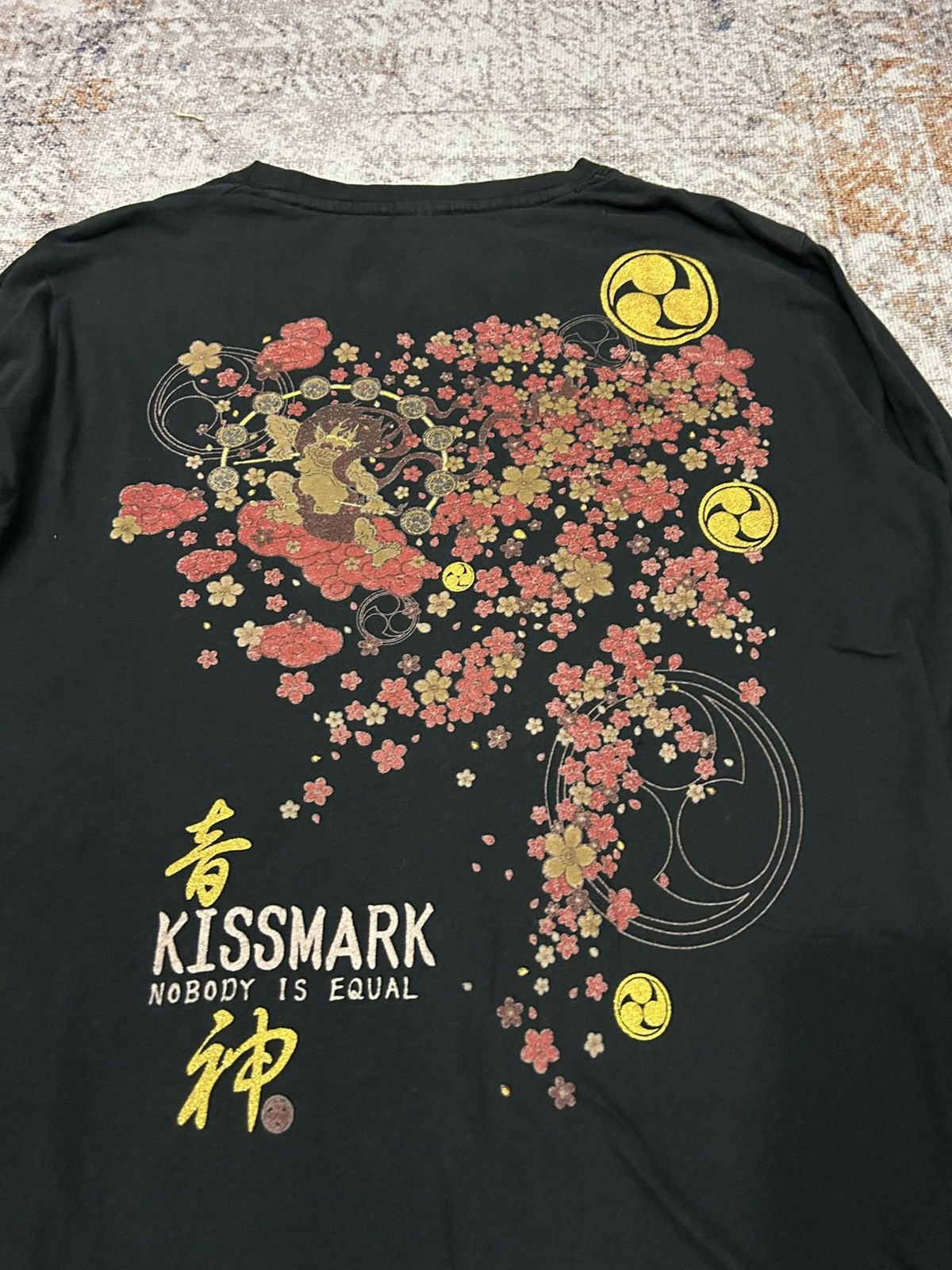 Hysteric Glamour Kissmark Japan Ryujin Sakura Long sleve Shirt Size US L / EU 52-54 / 3 - 3 Thumbnail