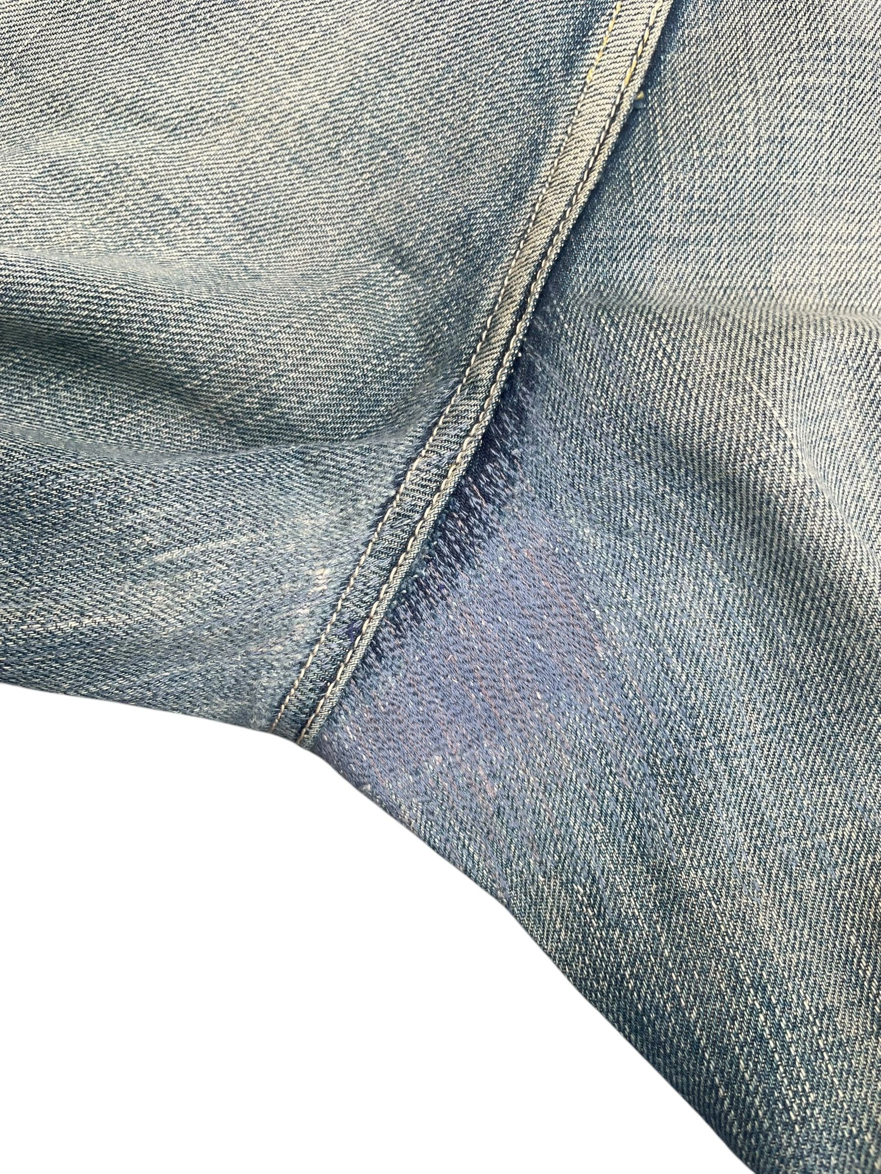 Japanese Brand Vintage Masterpiece Distresed Denim Size US 40 / EU 56 - 6 Thumbnail