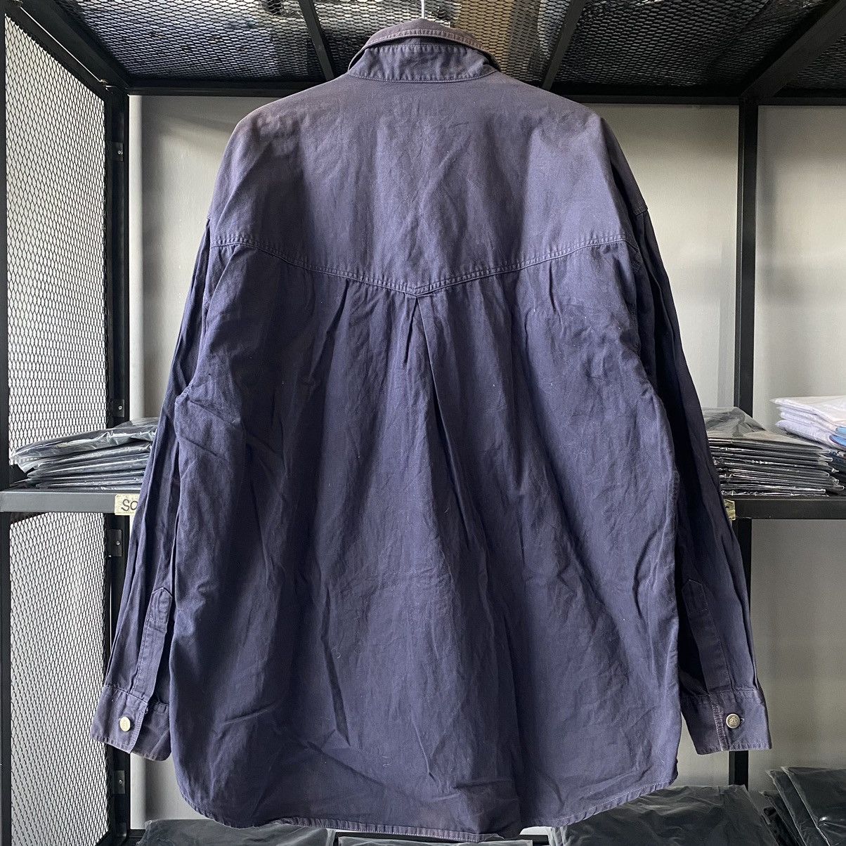 Japanese Brand Classic GIV VIA SPIGA Flannel Shirt GOA Style Size US XL / EU 56 / 4 - 14 Thumbnail