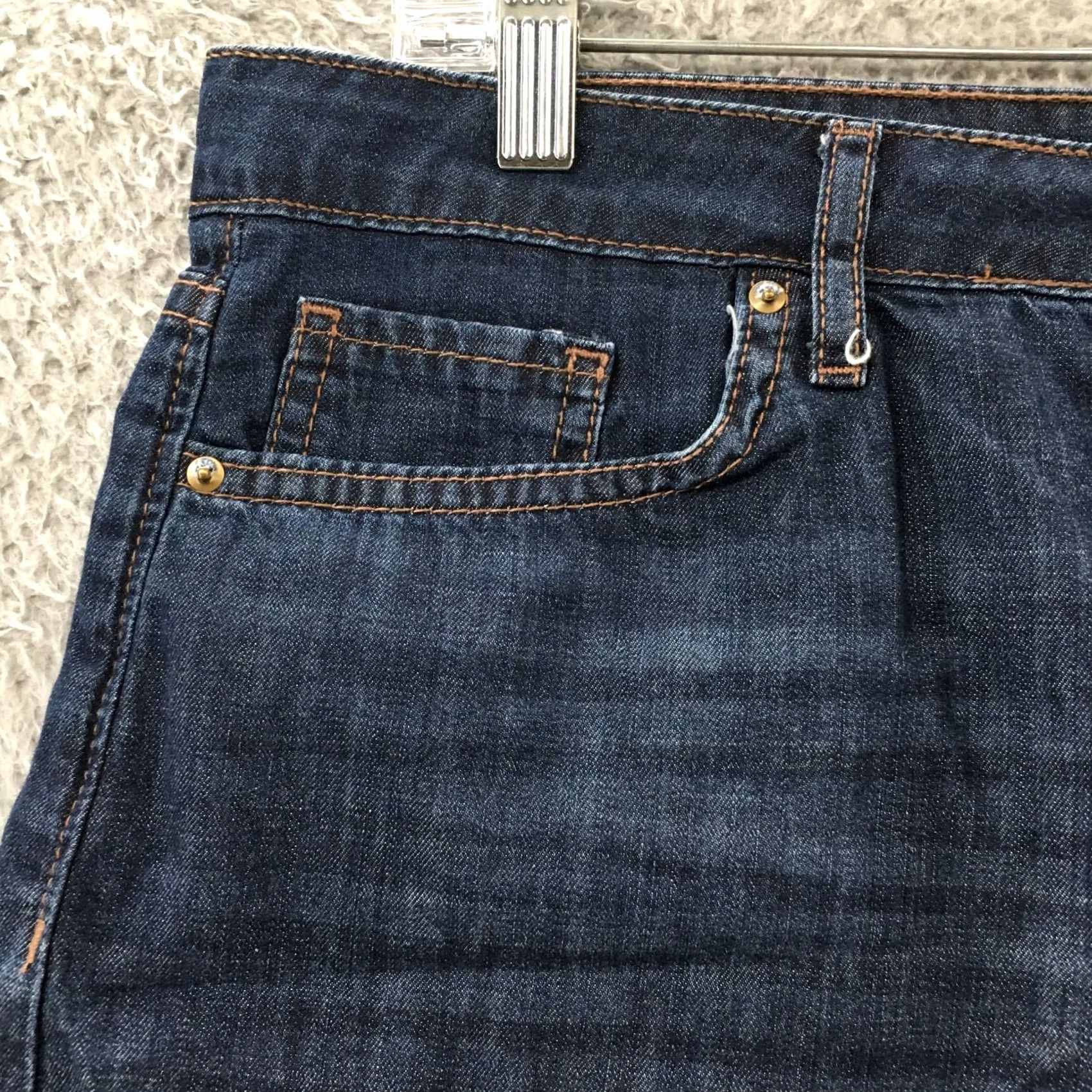 Calvin Klein Calvin Klein Cut Off Shorts Womens 10 Blue Denim High Rise Zip Fly Shorts Women 10 Blue Denim Casual Activewear Summer Womens Size 32" / US 10 / IT 46 - 4 Thumbnail