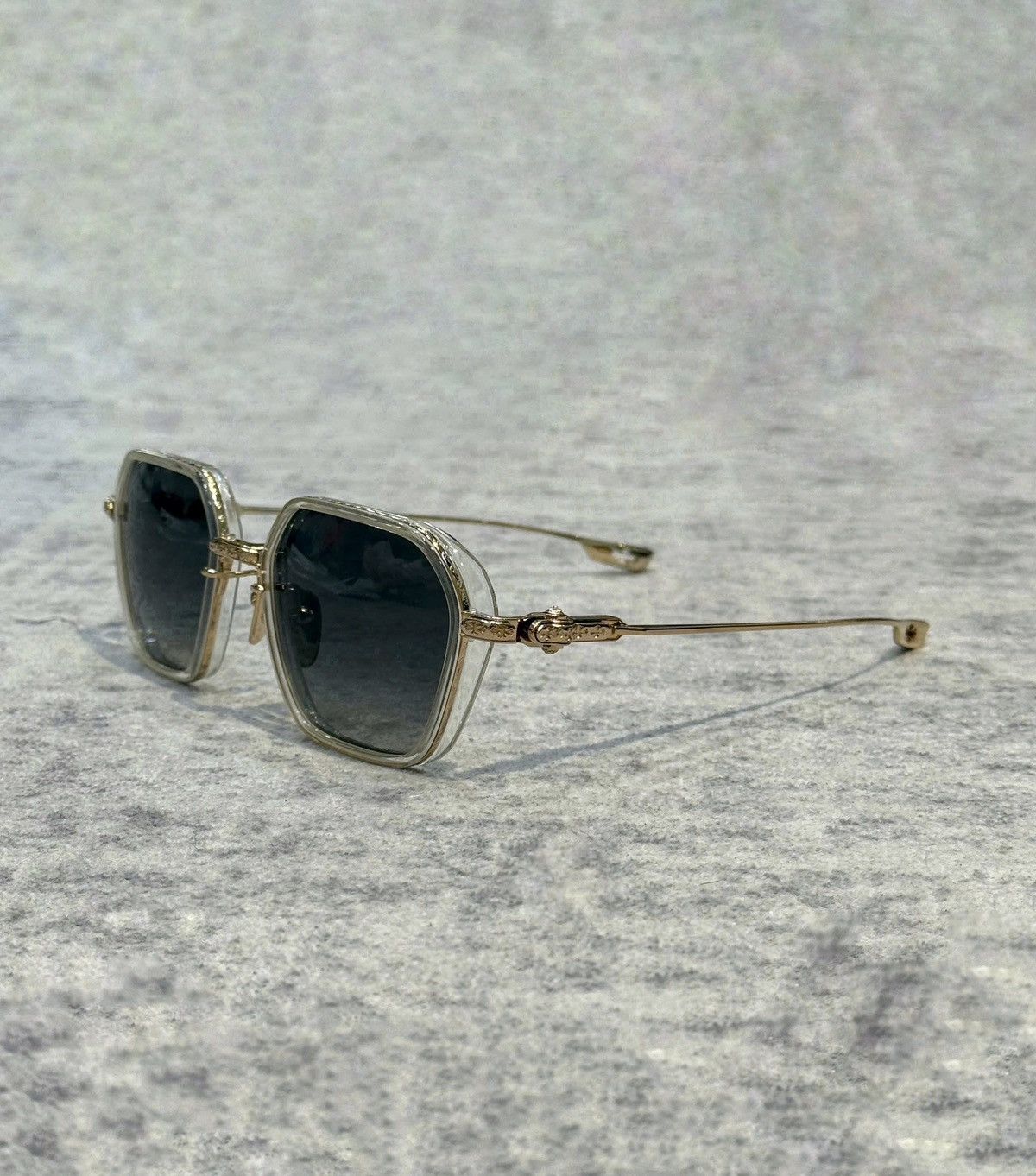 Chrome Hearts CHROME HEARTS DANGER ZONE CRYSTAL/GOLD PLATED Size ONE SIZE - 1 Thumbnail