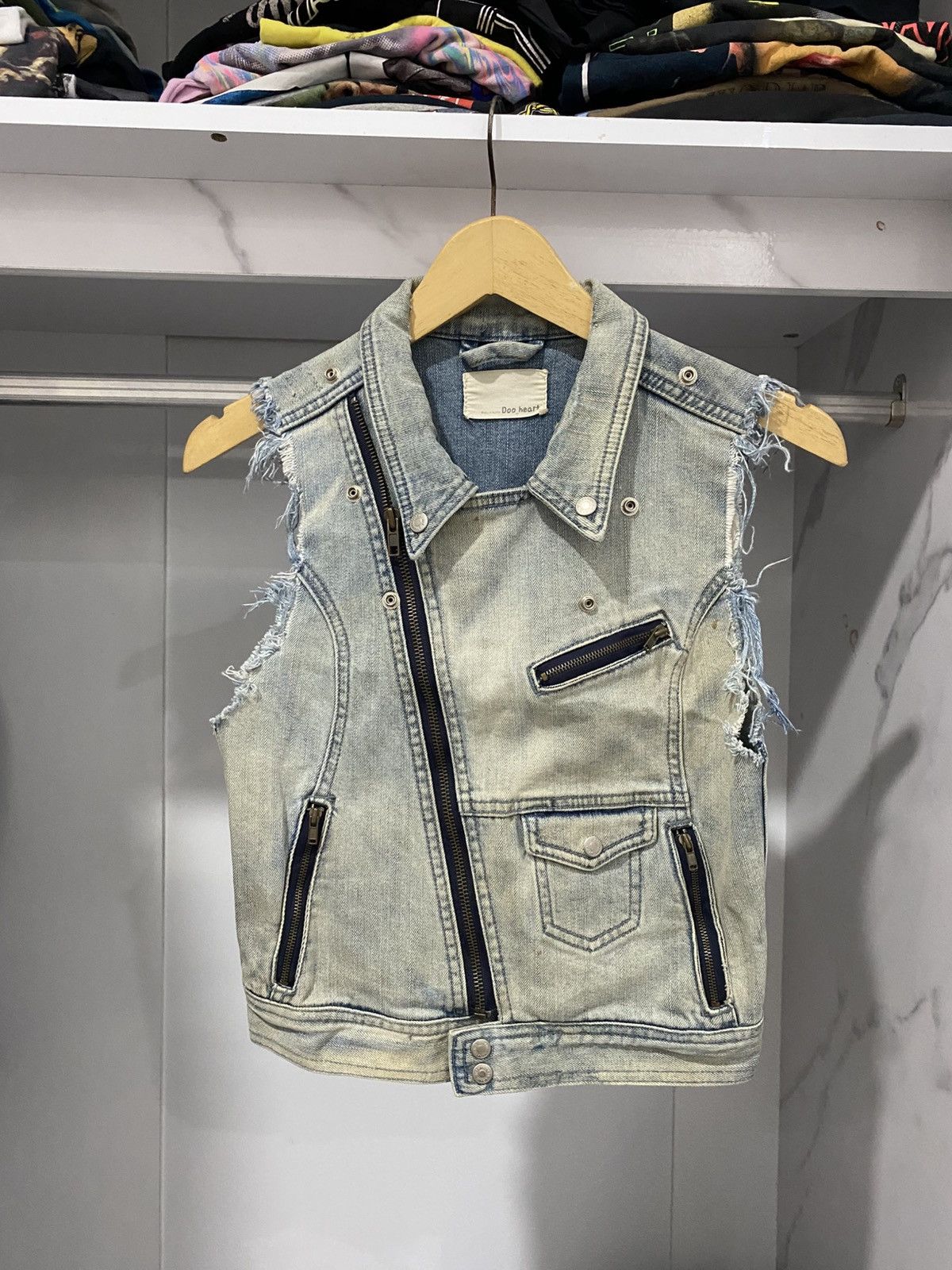 Japanese Brand × Vintage Vest Baby Styled Vkei Lgb Biker Size XS / US 0-2 / IT 36-38 - 1 Thumbnail