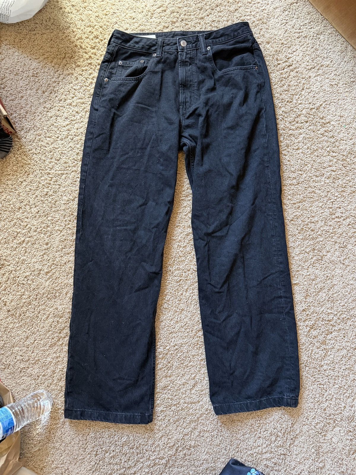 Zara Zara Baggy Black Pants Size 31 Size US 31 - 1 Thumbnail
