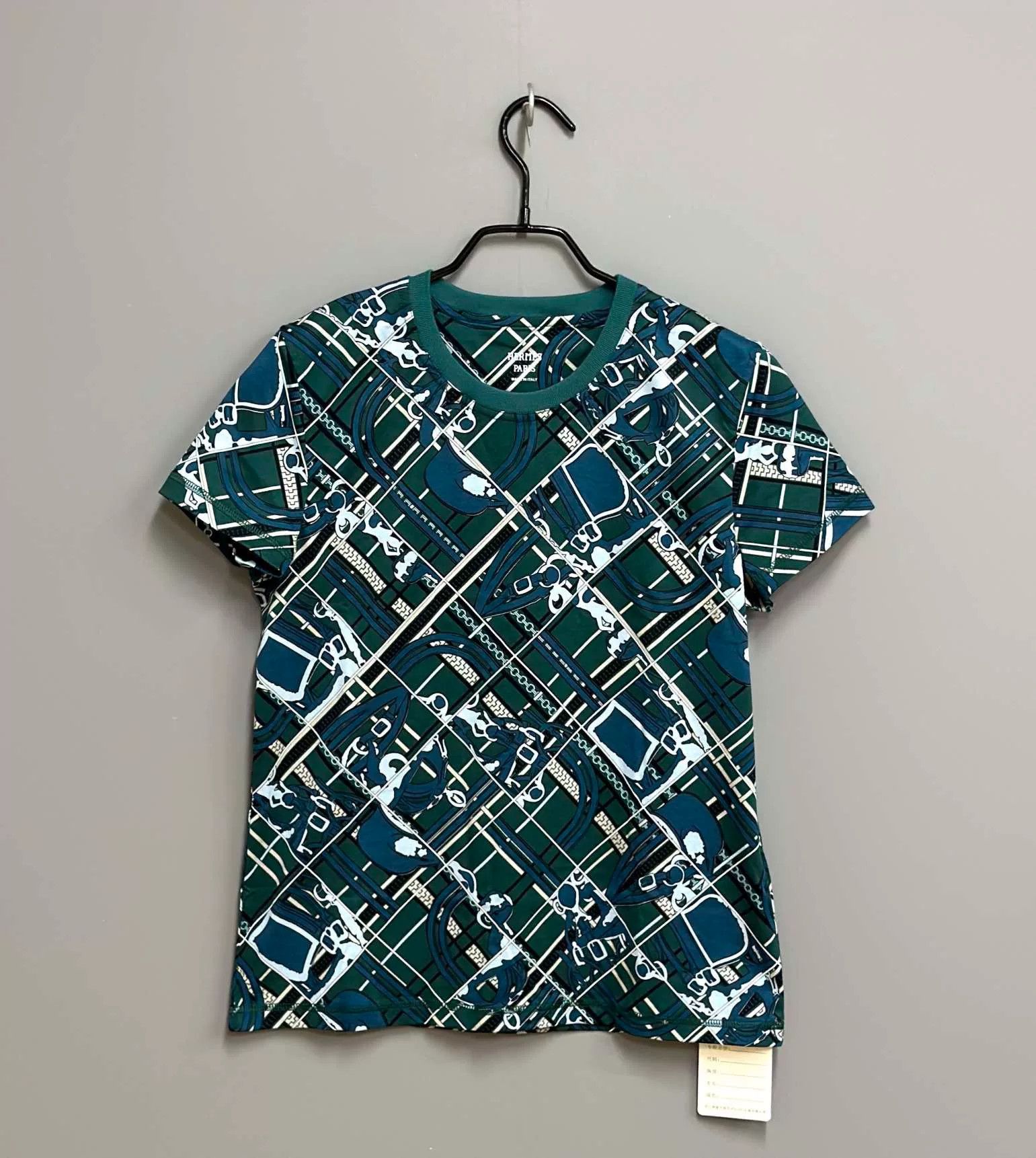 Hermes FW23 Hermes Chain Print Short Sleeve Size US S / EU 44-46 / 1 - 1 Thumbnail