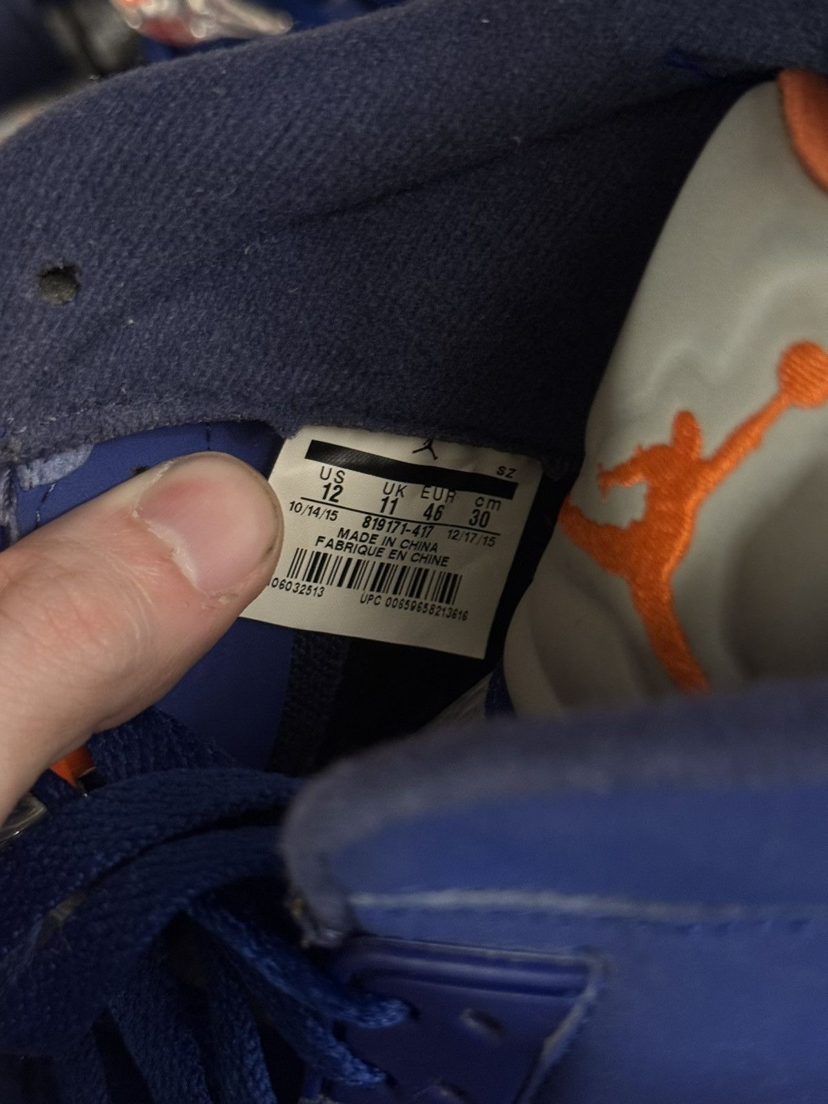 Jordan Brand × Nike Size 12 - Jordan 5 Retro Low Knicks 2016 819171-417 Size US 12 / EU 45 - 15 Thumbnail