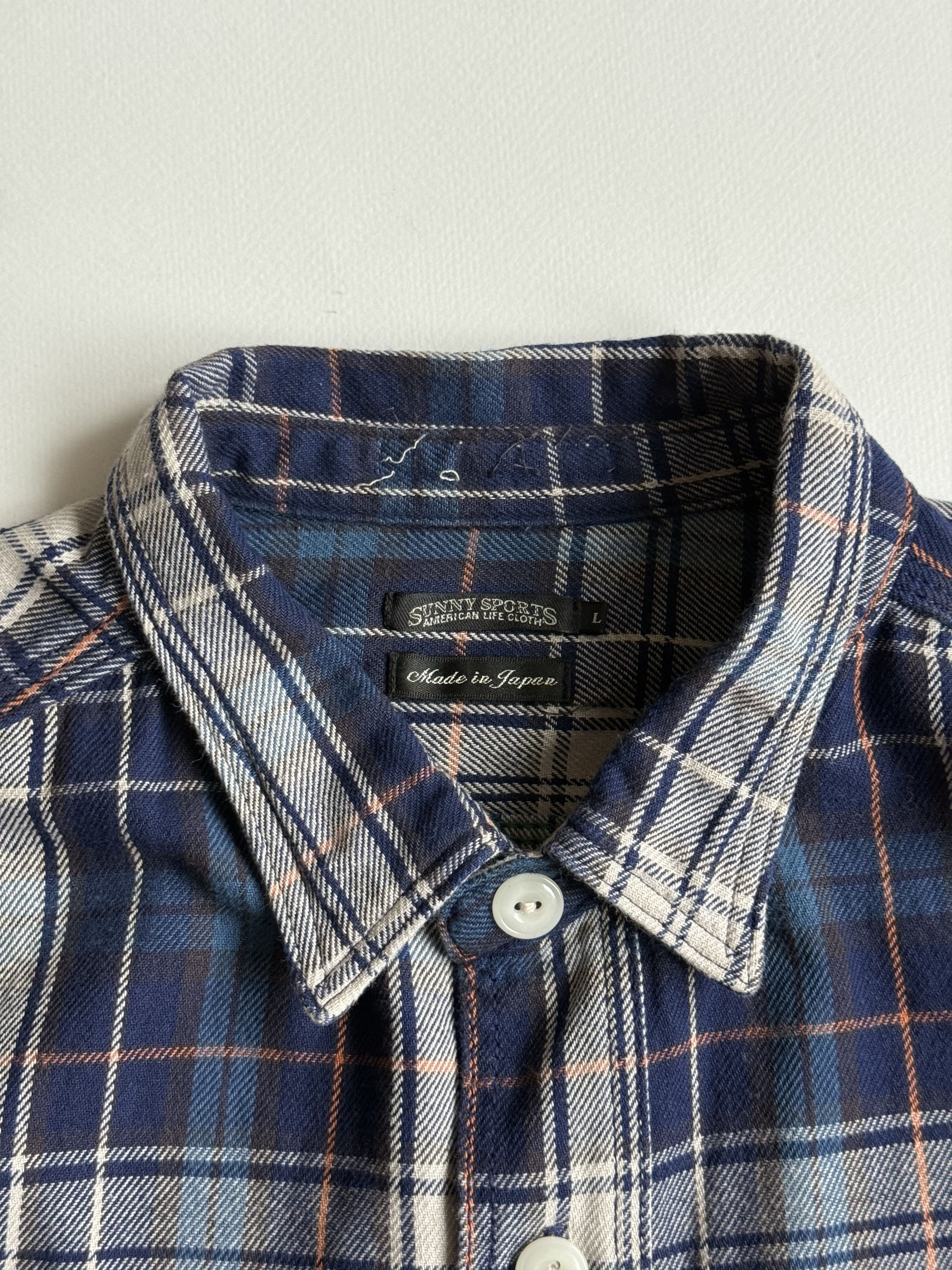Sunny Sports Men's Sunny Sports Japan Made Check Shirt M-L Size US L / EU 52-54 / 3 - 4 Thumbnail