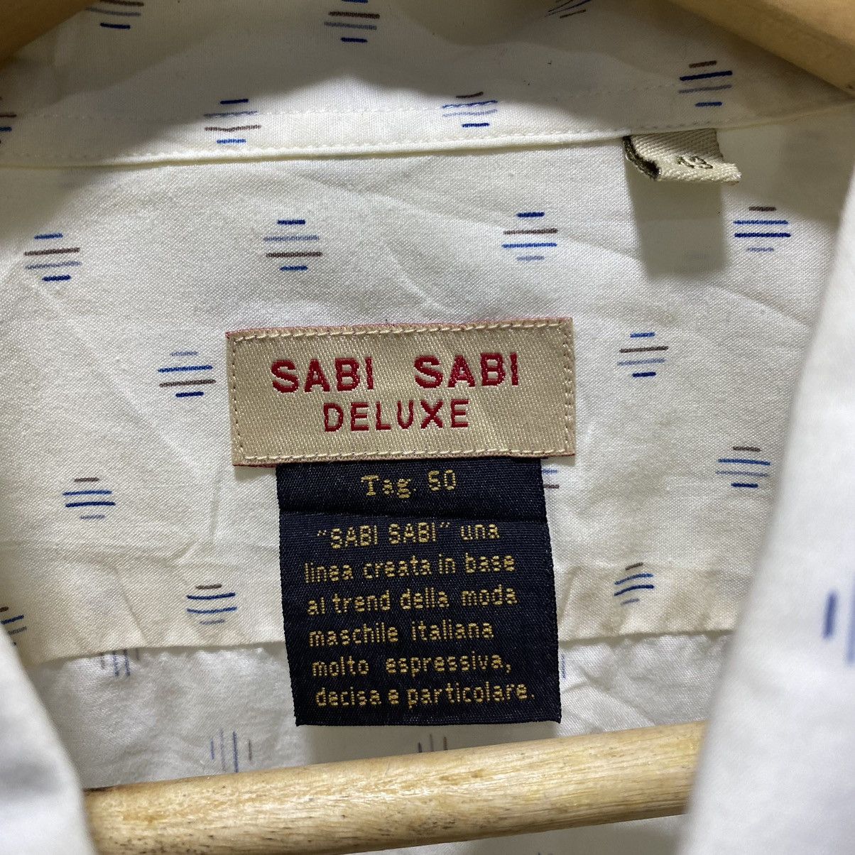 Japanese Brand × Vintage Sabi Sabi Deluxe Utility Pocket Polkadot Shirt Ss Size US M / EU 48-50 / 2 - 6 Thumbnail