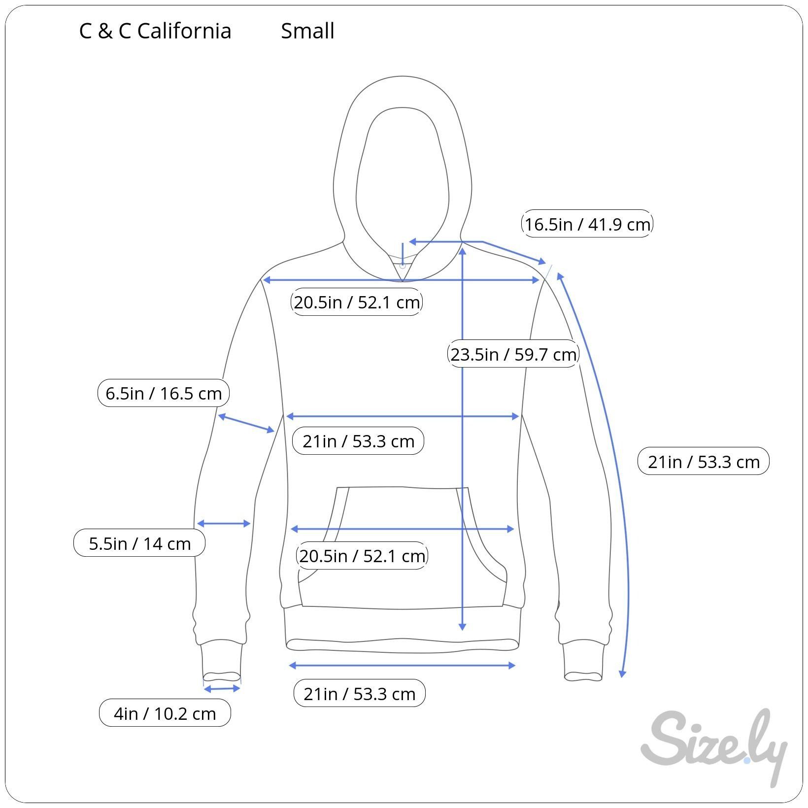 Other C & C California Women's Misty Rose Hoodie Shirt Small Size S / US 4 / IT 40 - 2 Thumbnail
