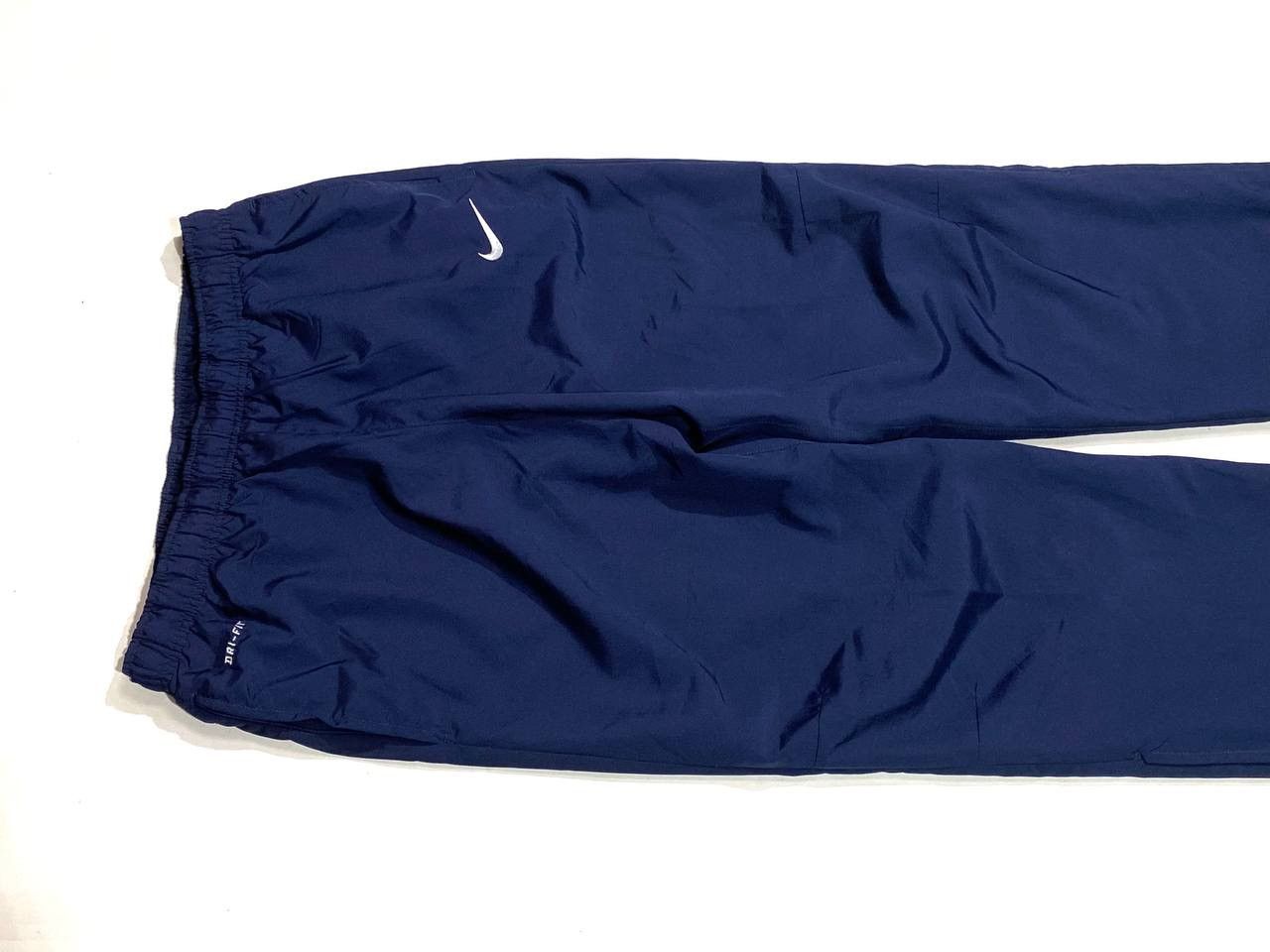 Nike Nike Track Pants Vintage Navy Nylon Y2K Parachute Size US 33 - 8 Thumbnail