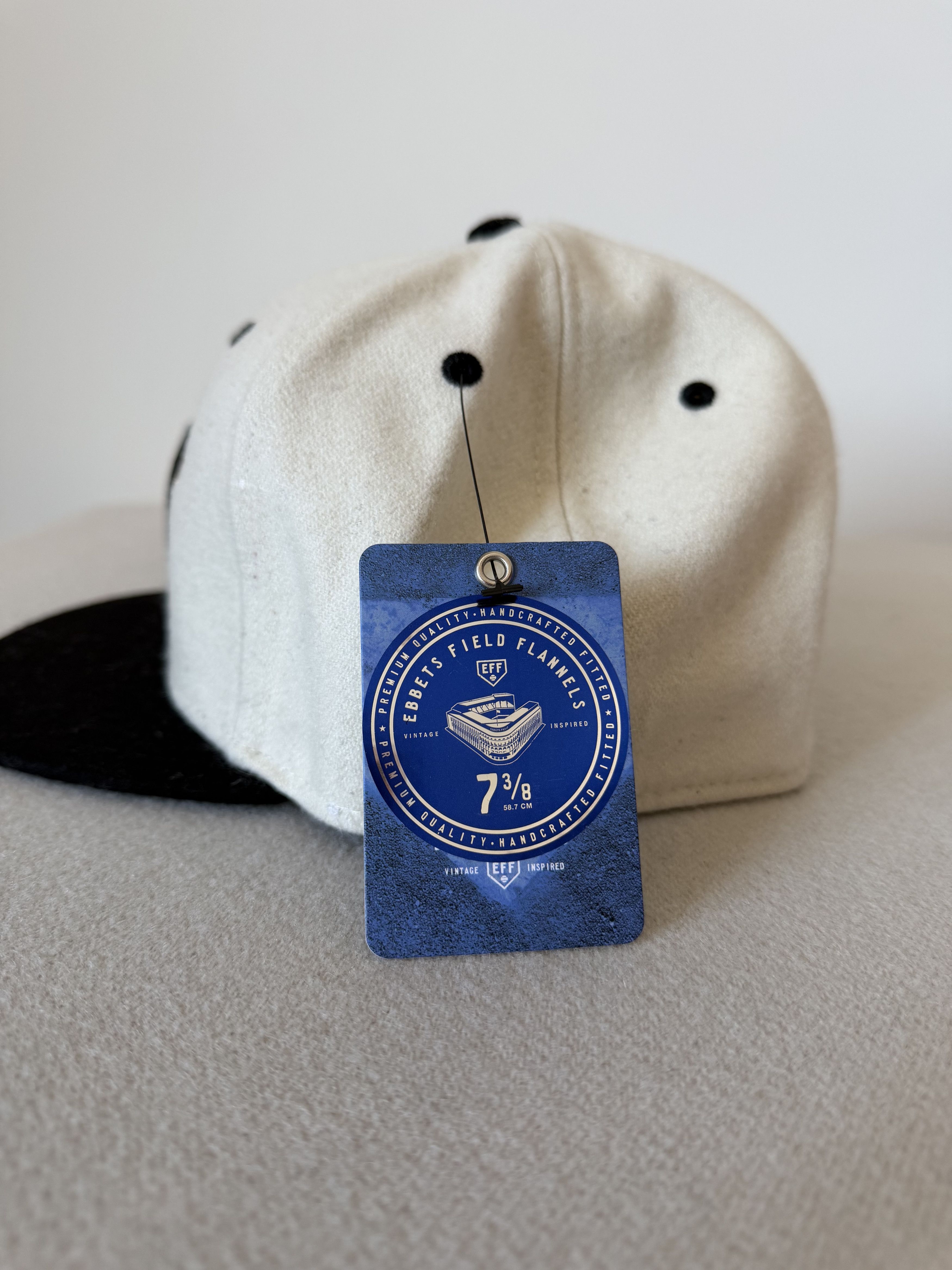 Ebbets Field Flannels 7 3/8 Ebbets Field Flannels New York Black Yankees Fitted Size ONE SIZE - 6 Thumbnail