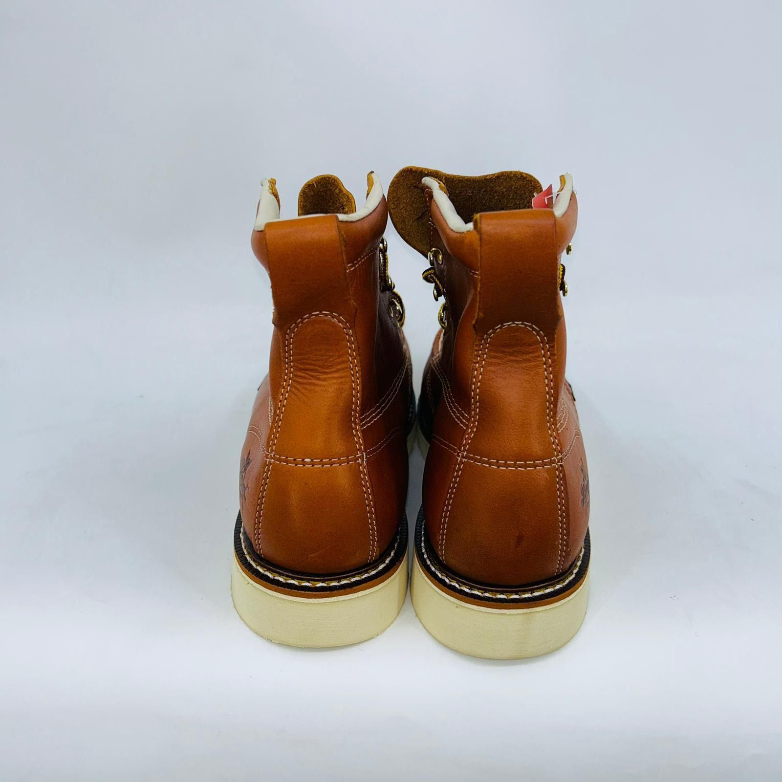 Thorogood THOROGOOD MENS SLIP-RESISTANT TOBACCO WORK BOOTS SIZE 11.5D Size US 11.5 / EU 44-45 - 3 Thumbnail