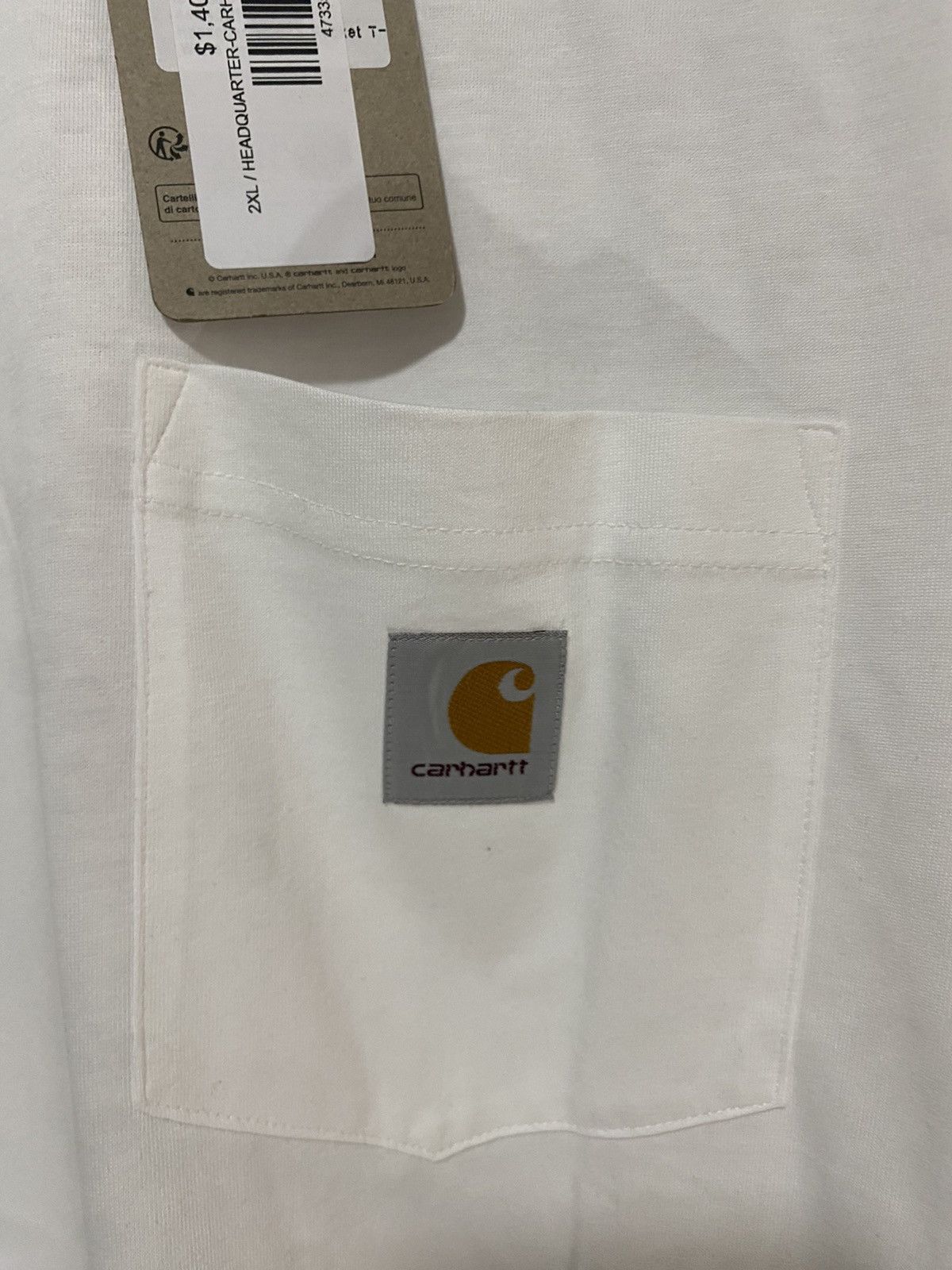 Carhartt Wip Carhartt Wip x headquarters size XXL white t-shirt new Size US XXL / EU 58 / 5 - 4 Thumbnail